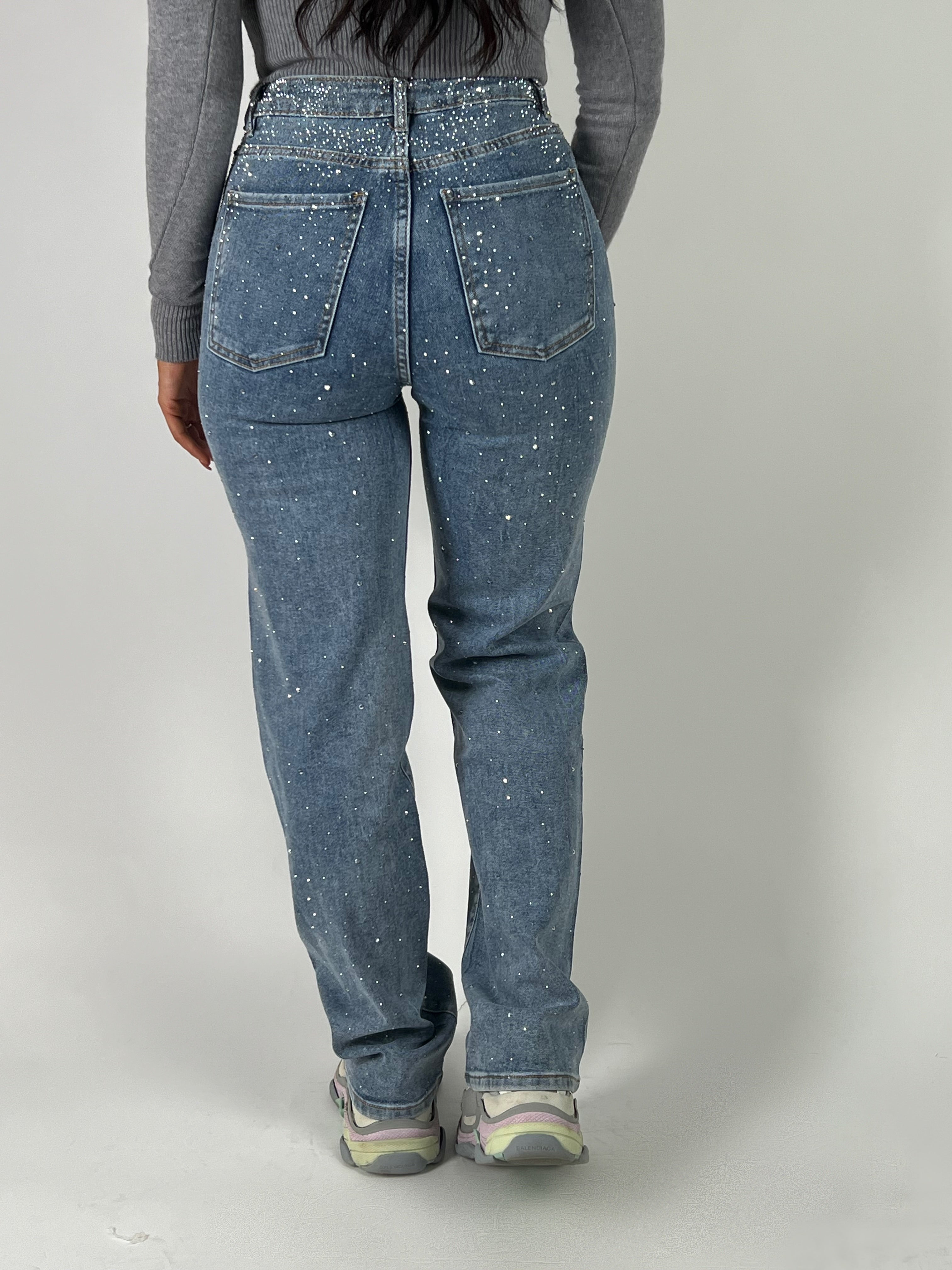 Jeans L 327-2 Straight Blauw