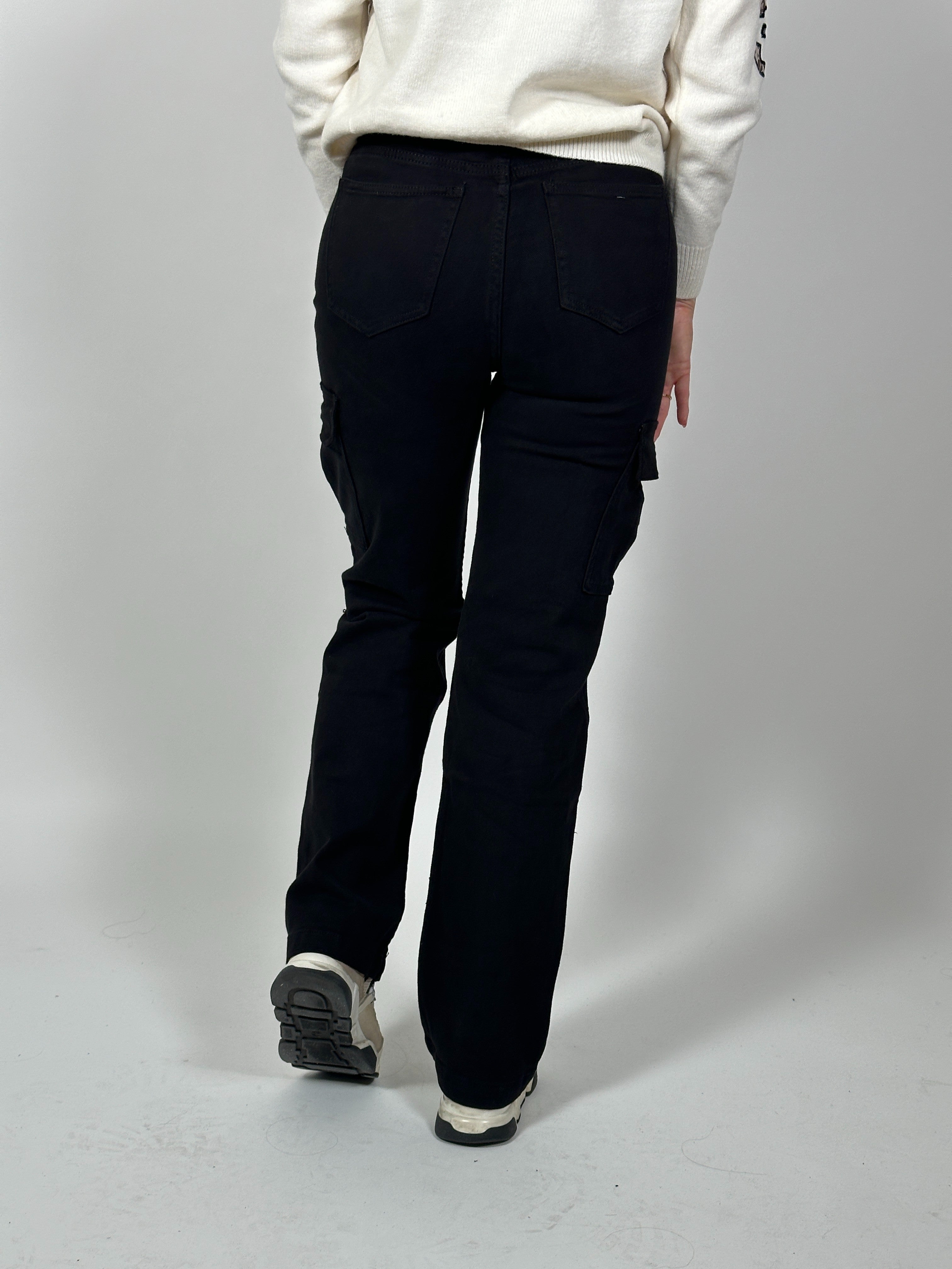 Jeans H Cargo 6280 Zwart