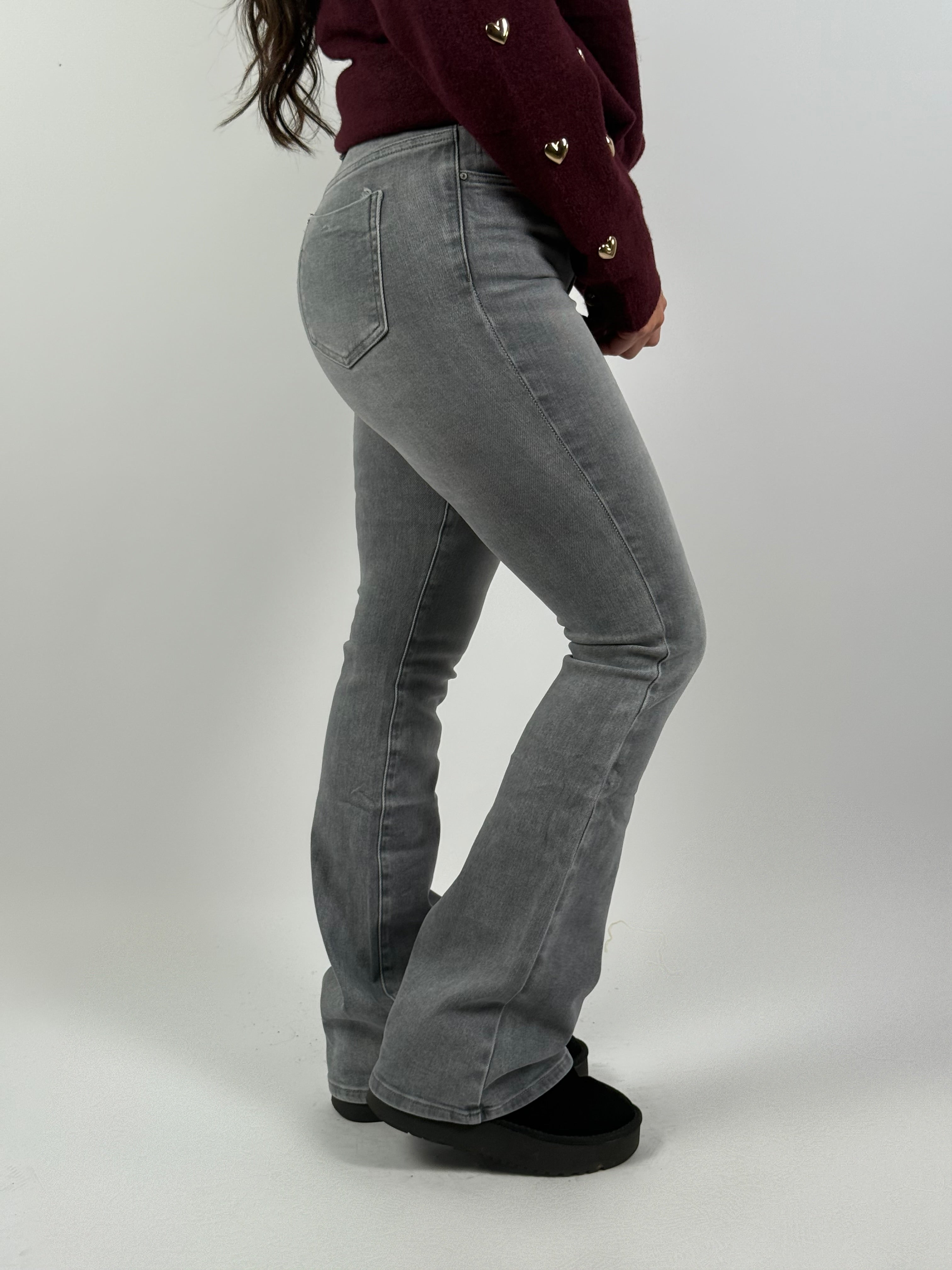 Jeans H Flared 6156-10 Grijs