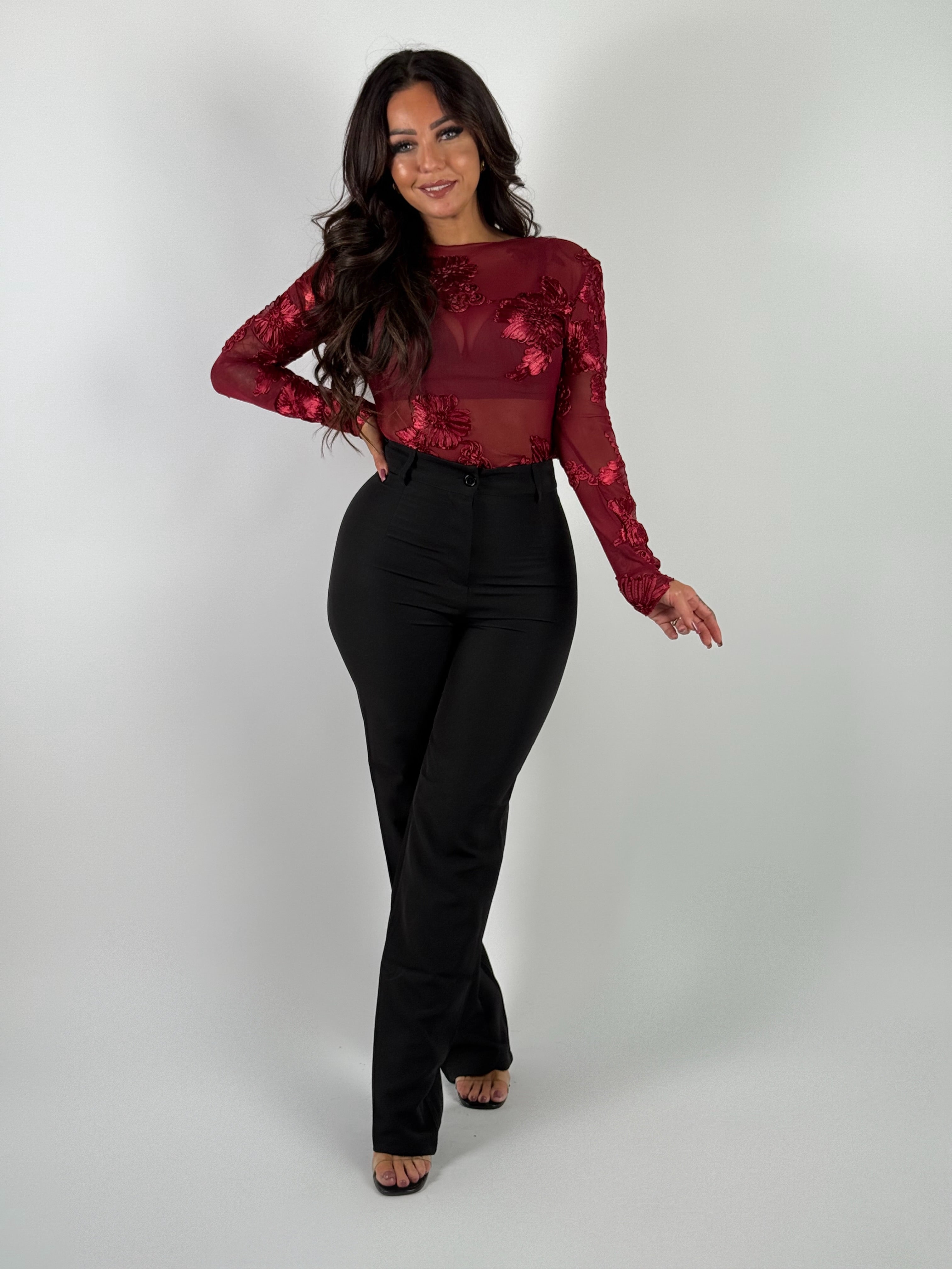 Body Bloom Mesh 635 Bordeaux