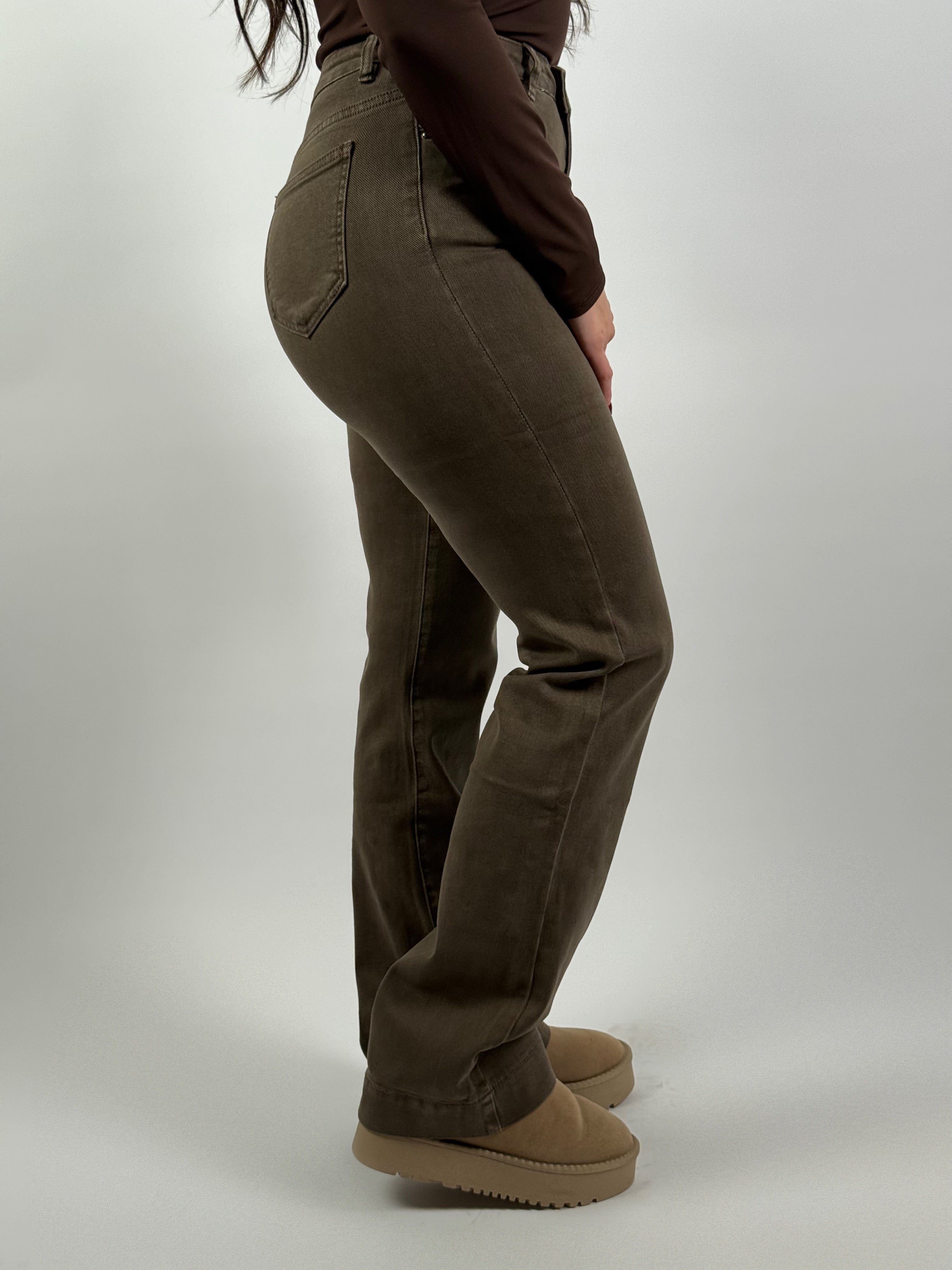 Jeans Y 6511 Wide Leg D. Taupe