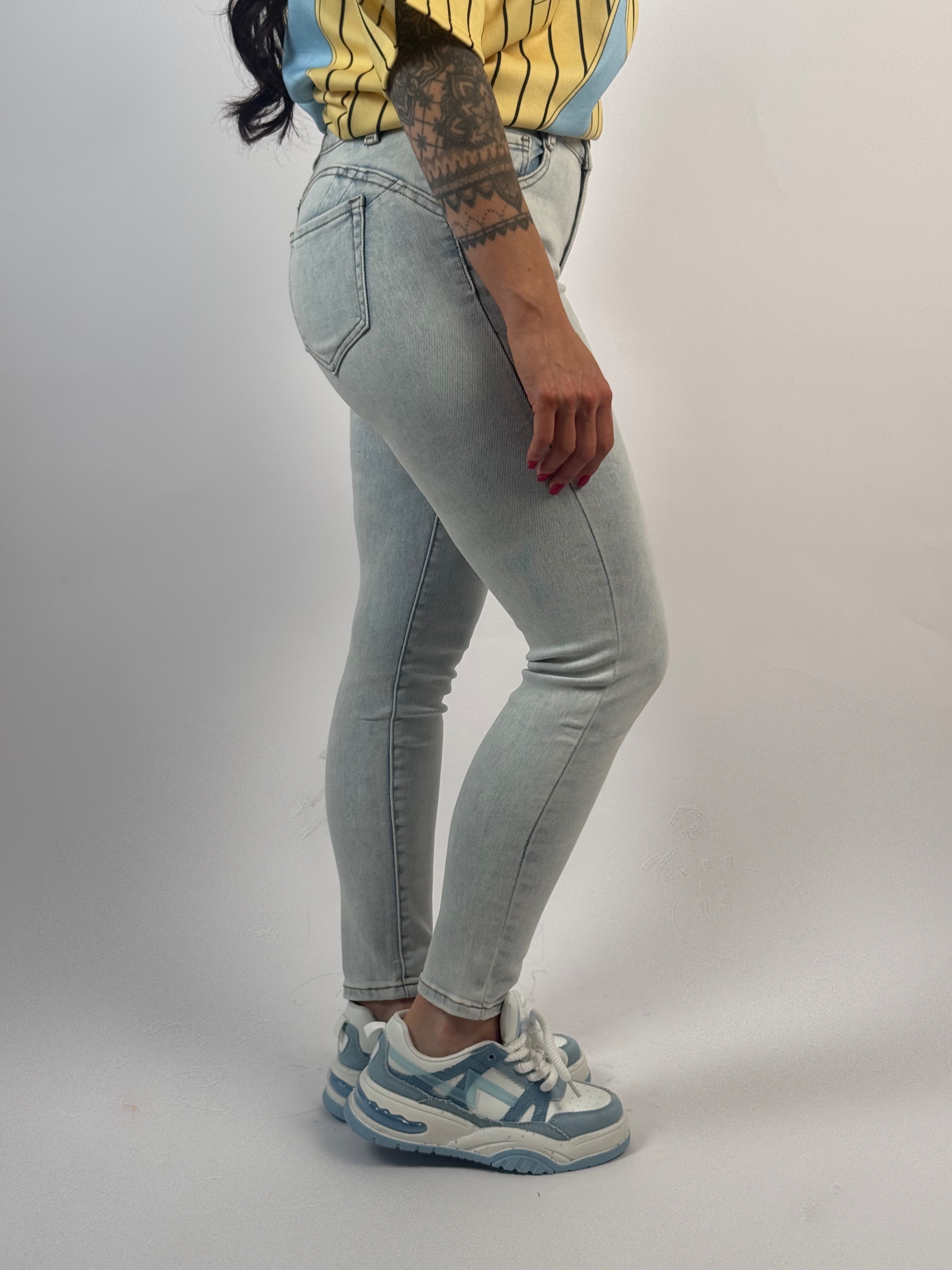 Jeans L 5355-16 Skinny Blauw