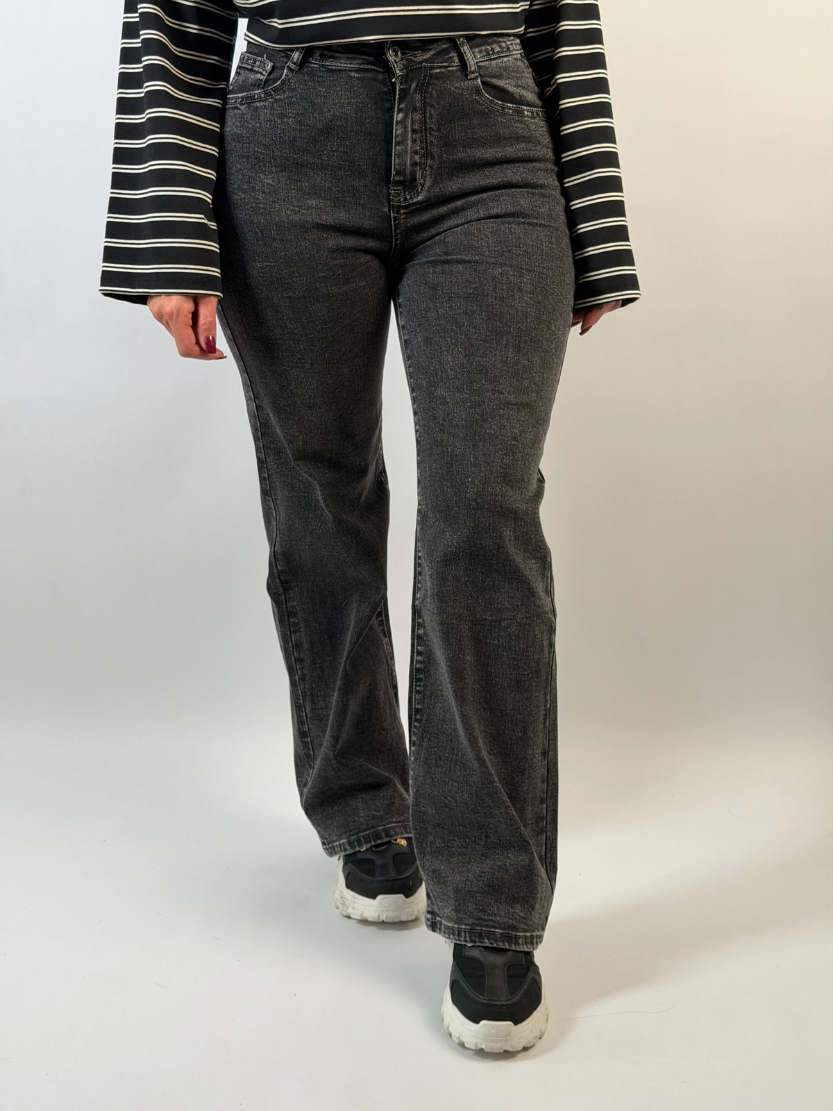 Jeans V 678 Zak Straight Grijs