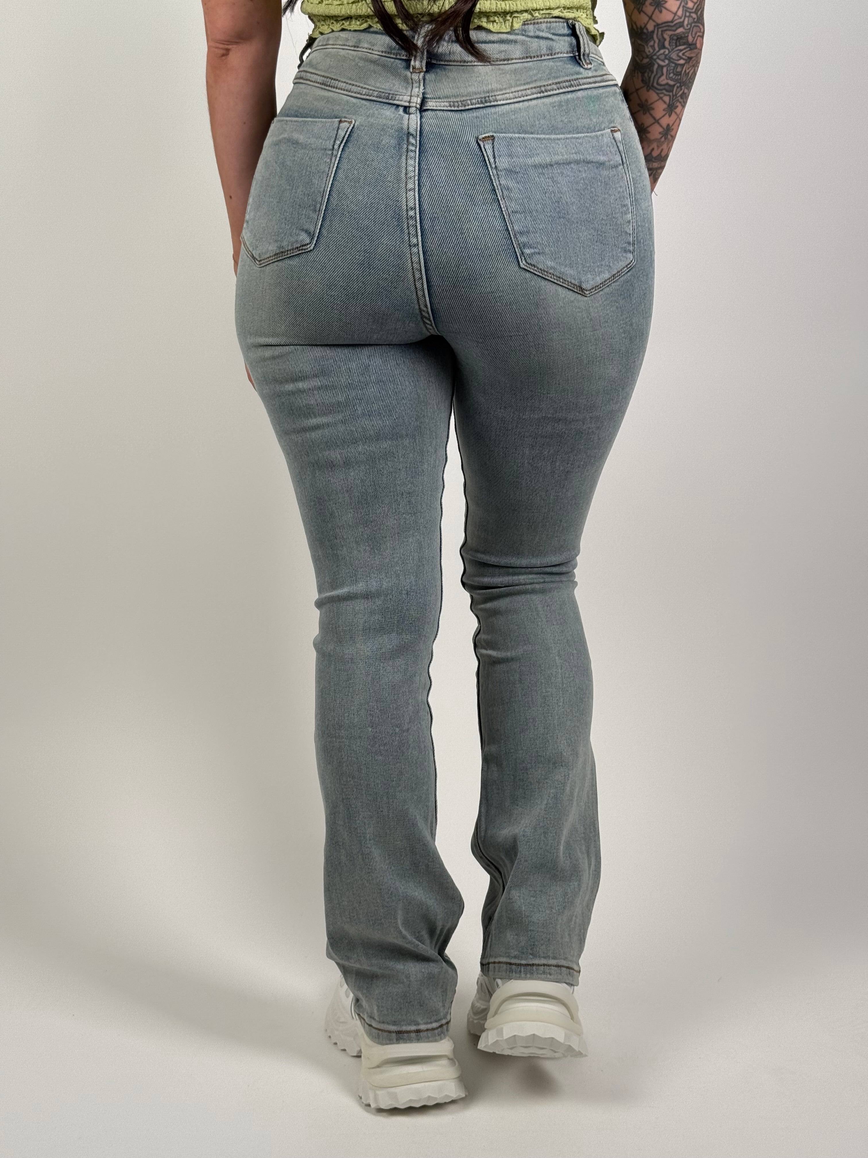 Jeans V 8240 Flared Blauw