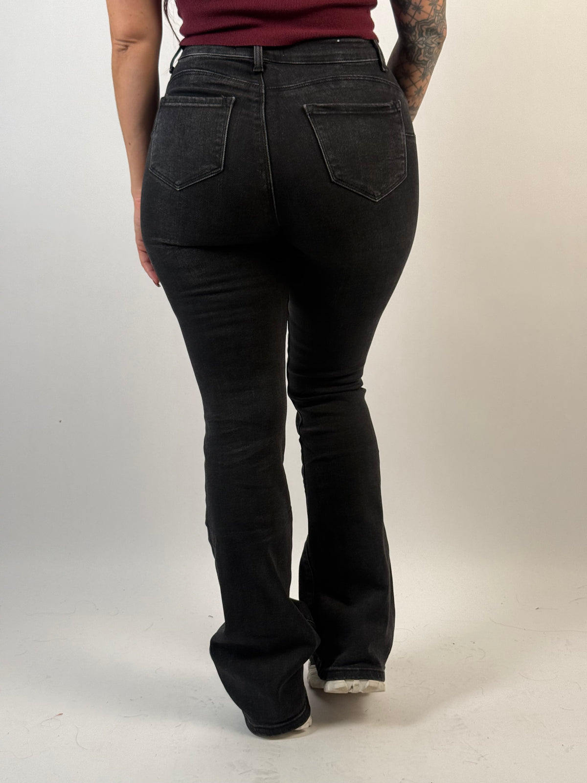 Jeans H 5373-5 Flared Zwart