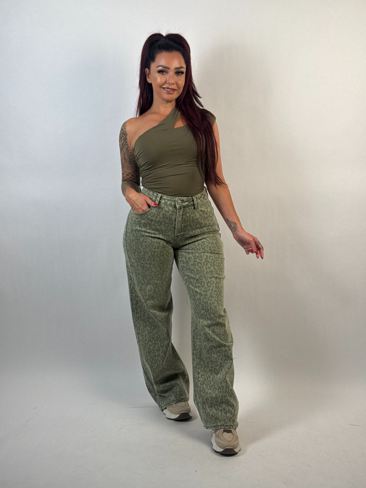 Jeans L 6265 Leo Wide Groen