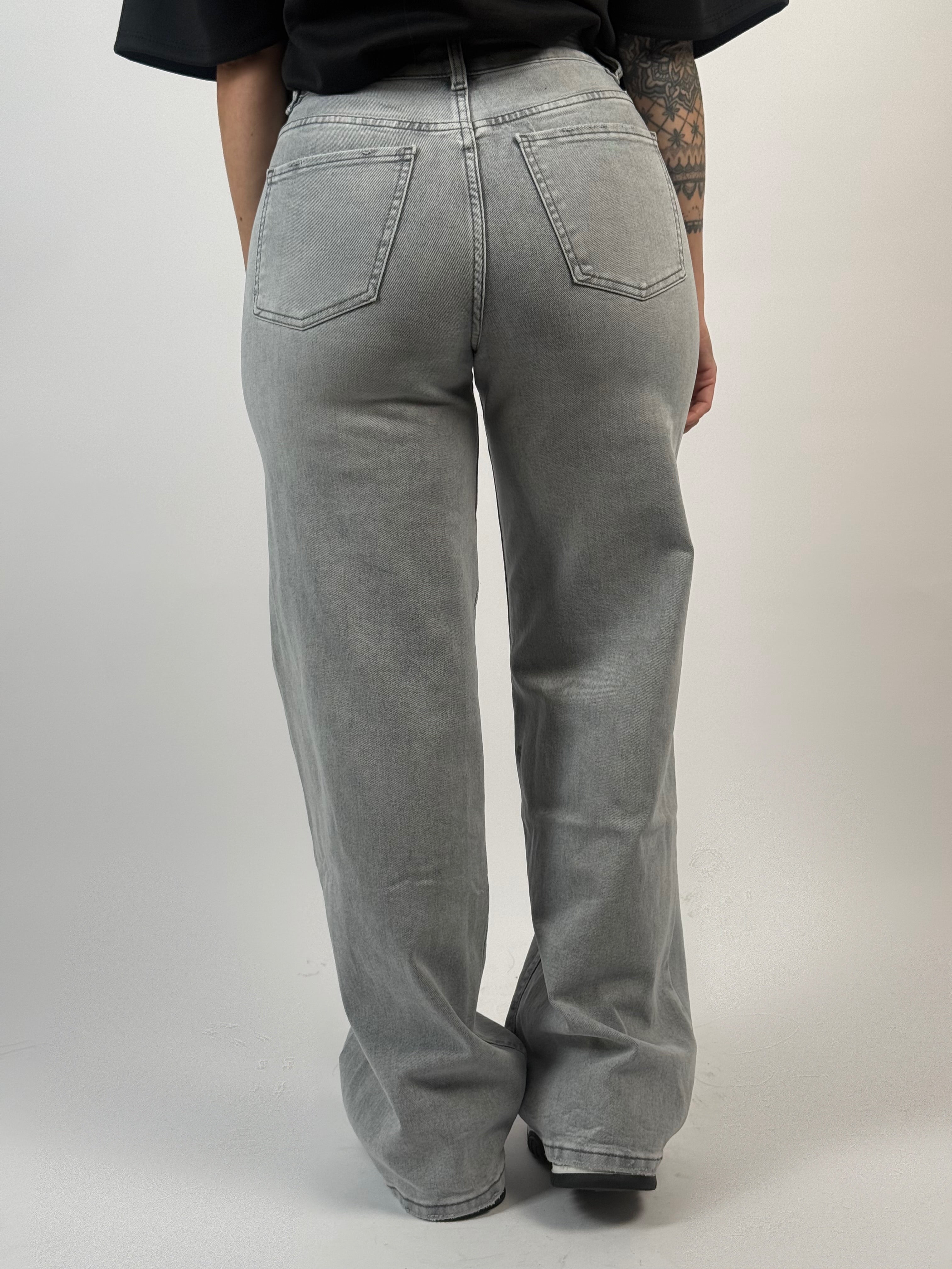 Jeans L 6078-4 Wide Grijs