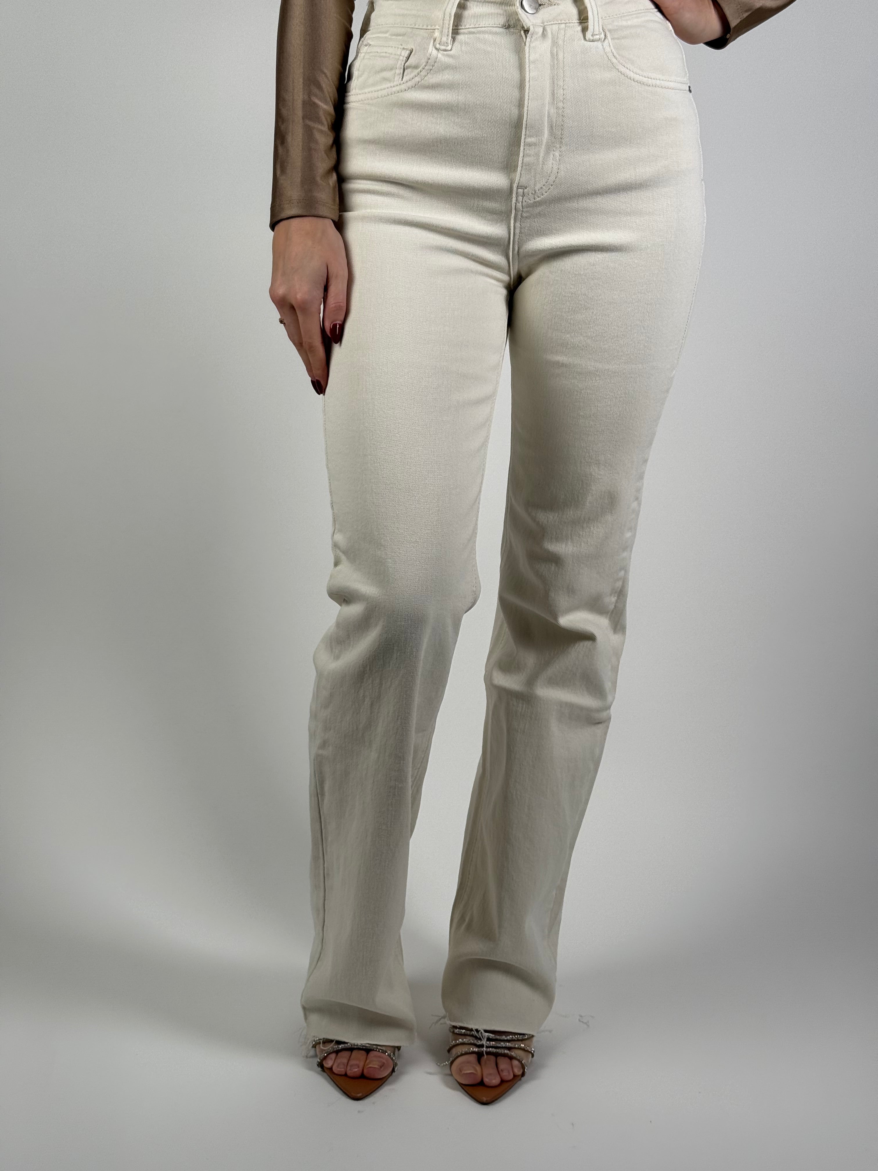 Jeans R 2323 Extra Long Straight Beige