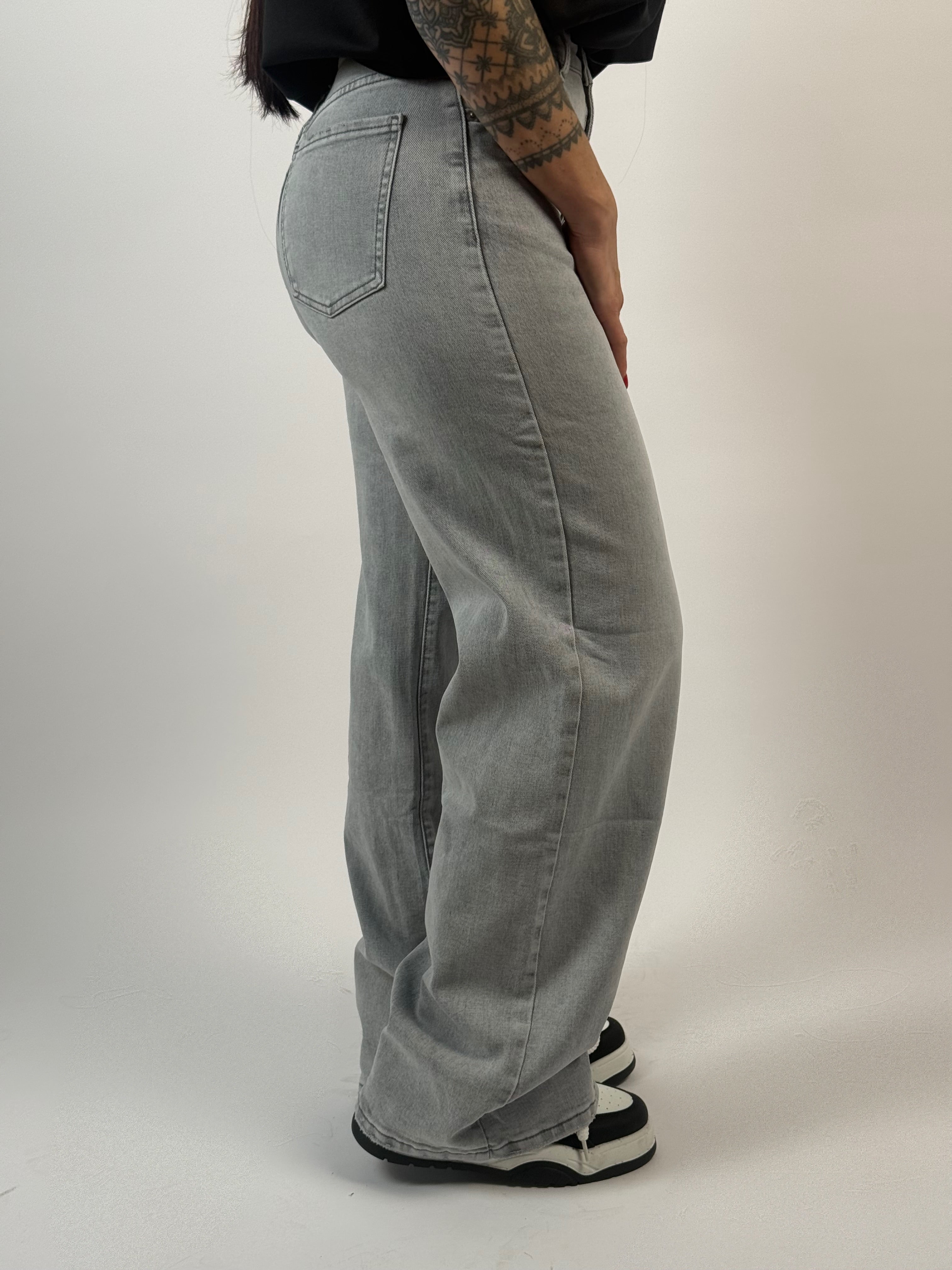 Jeans L 6078-4 Wide Grijs