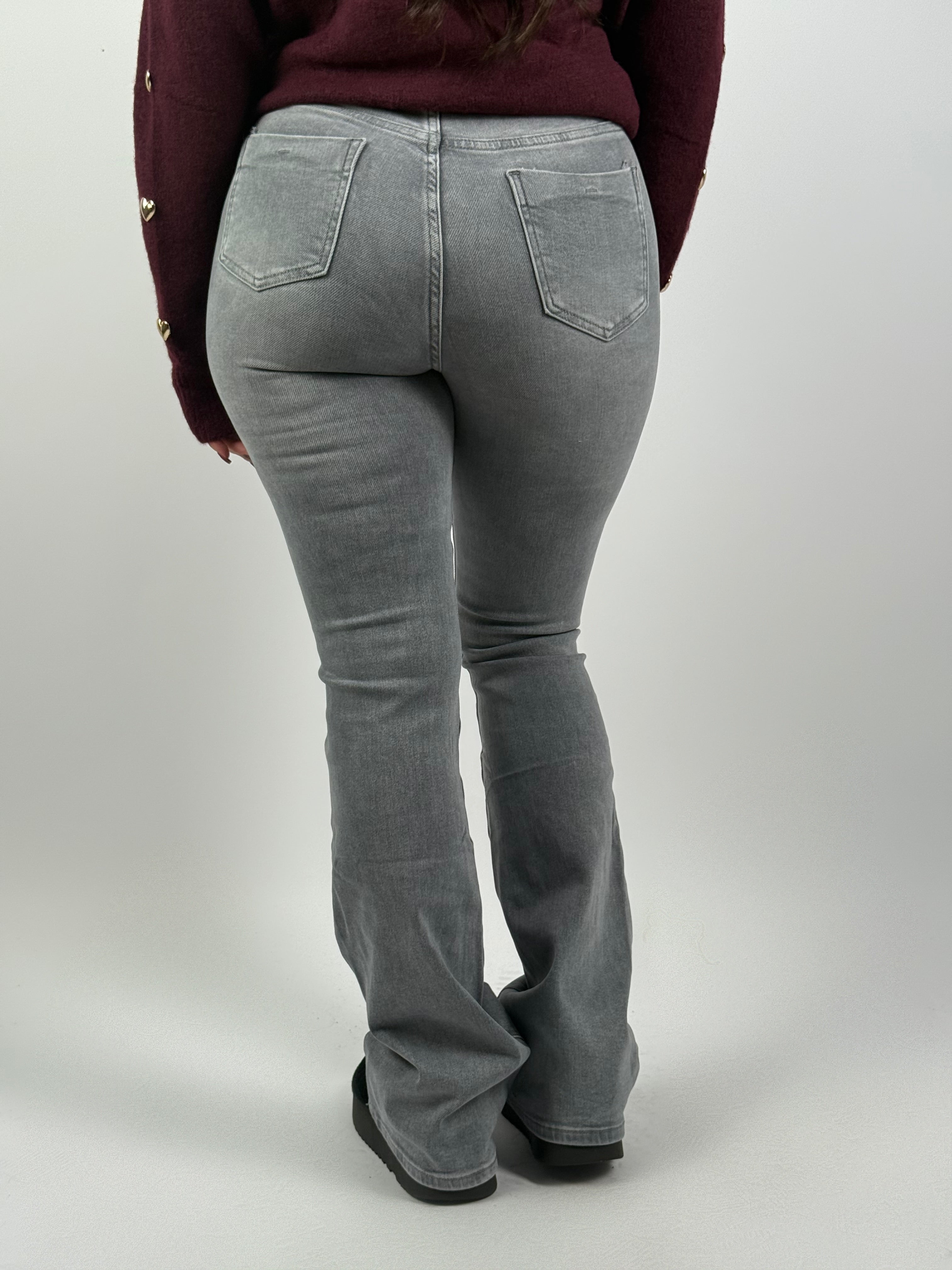 Jeans H Flared 6156-10 Grijs