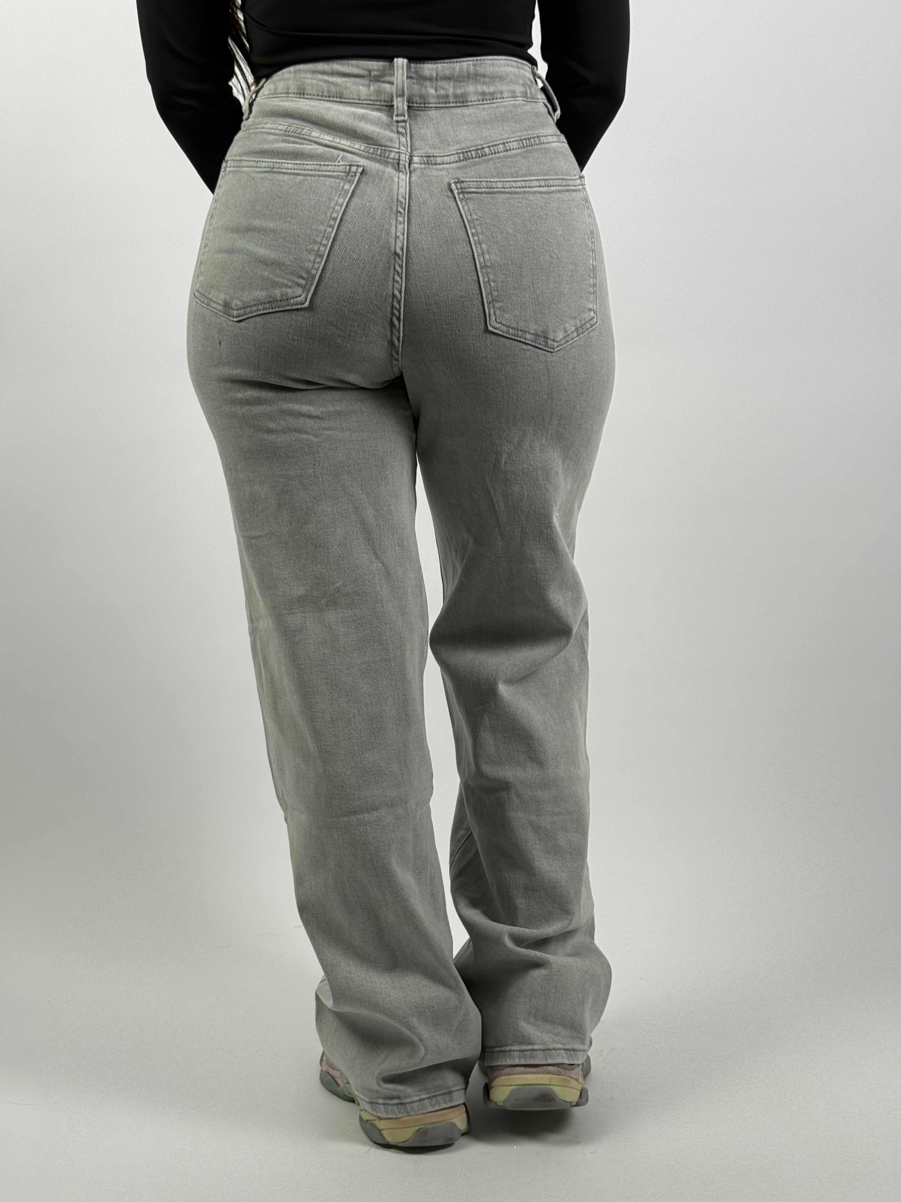 Jeans L 3367-3 Veter Wide Leg Grijs