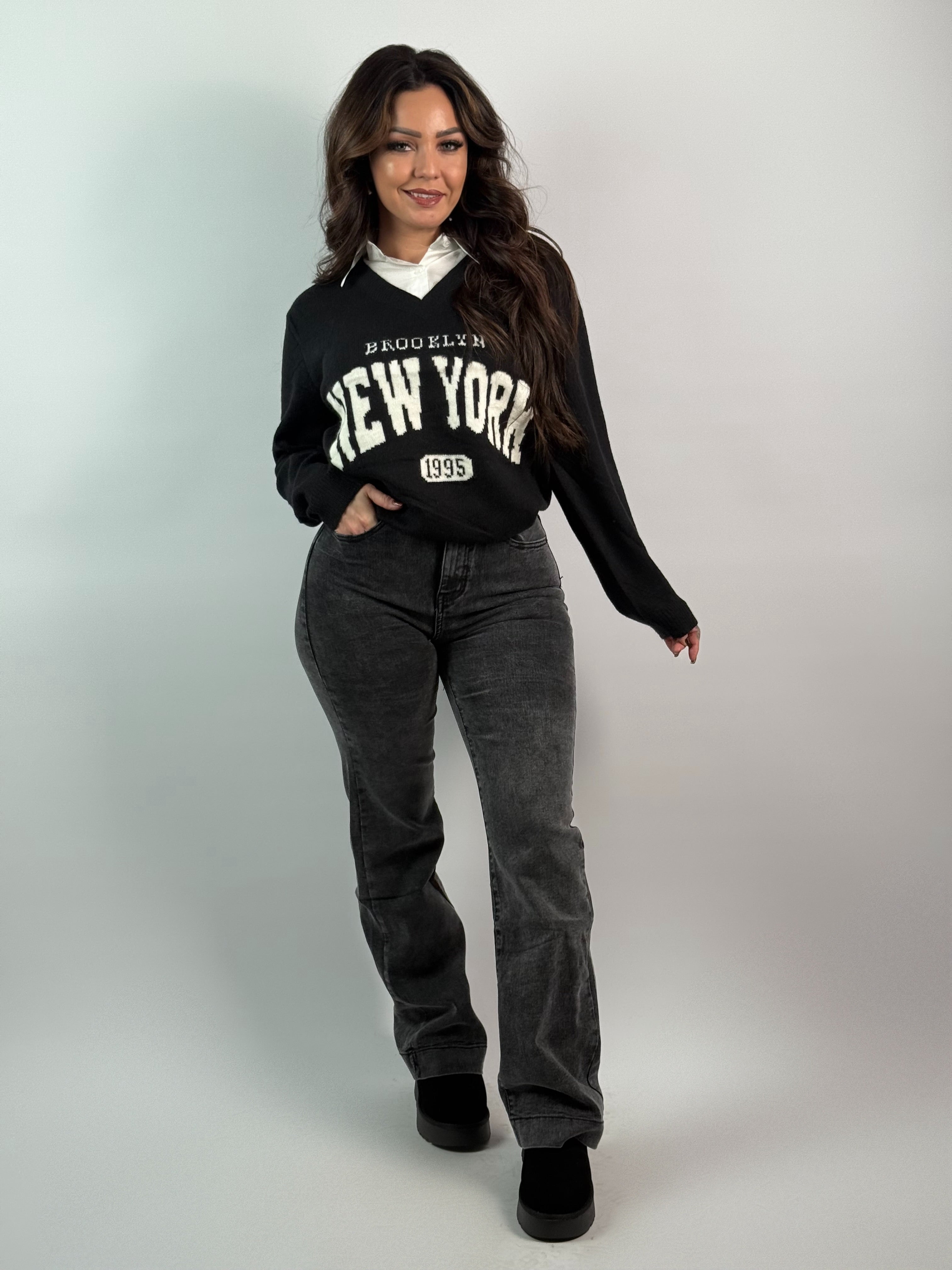 Trui NY Blouse Zwart