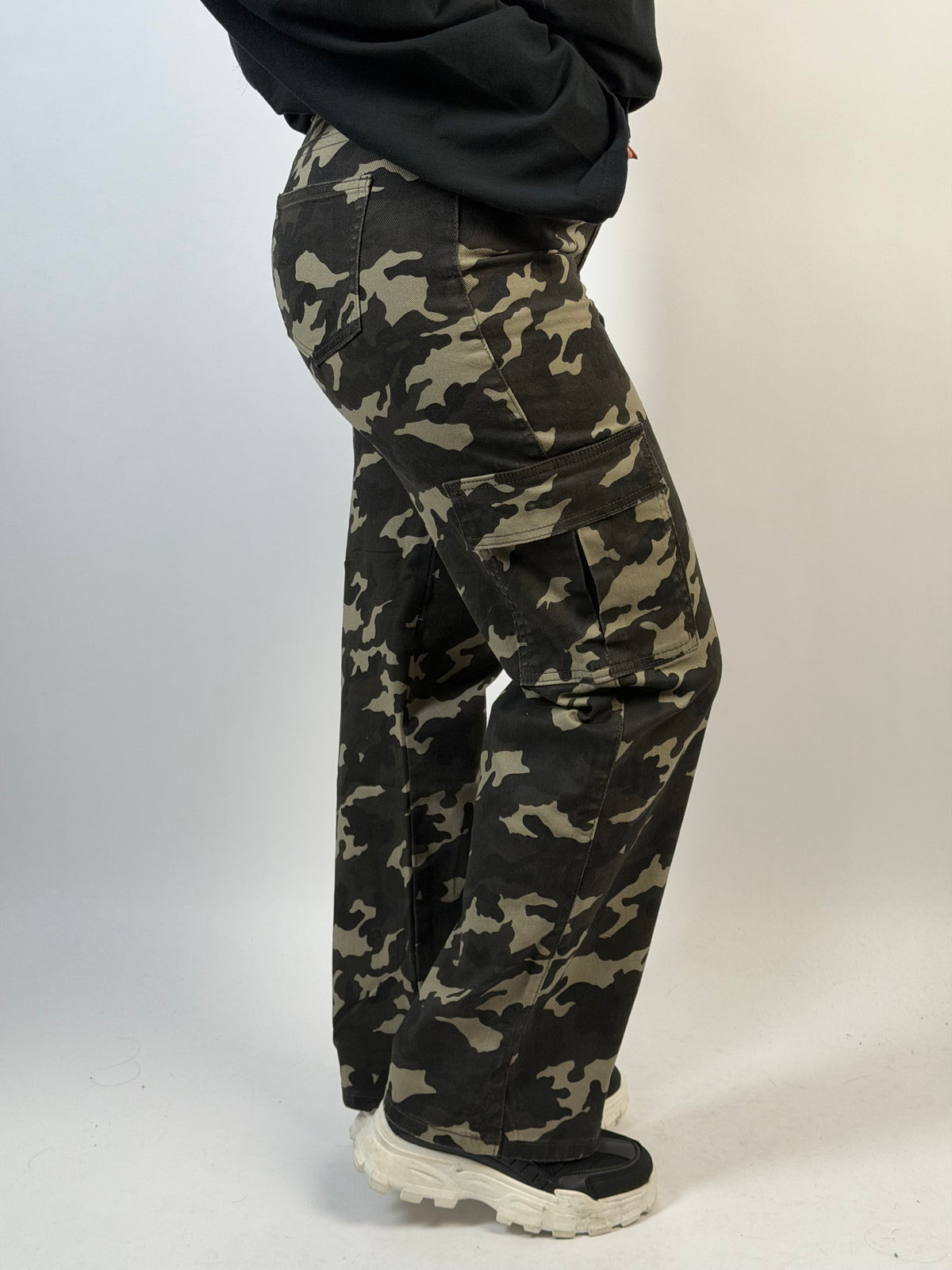 Jeans V Camou 657 Straight Groen