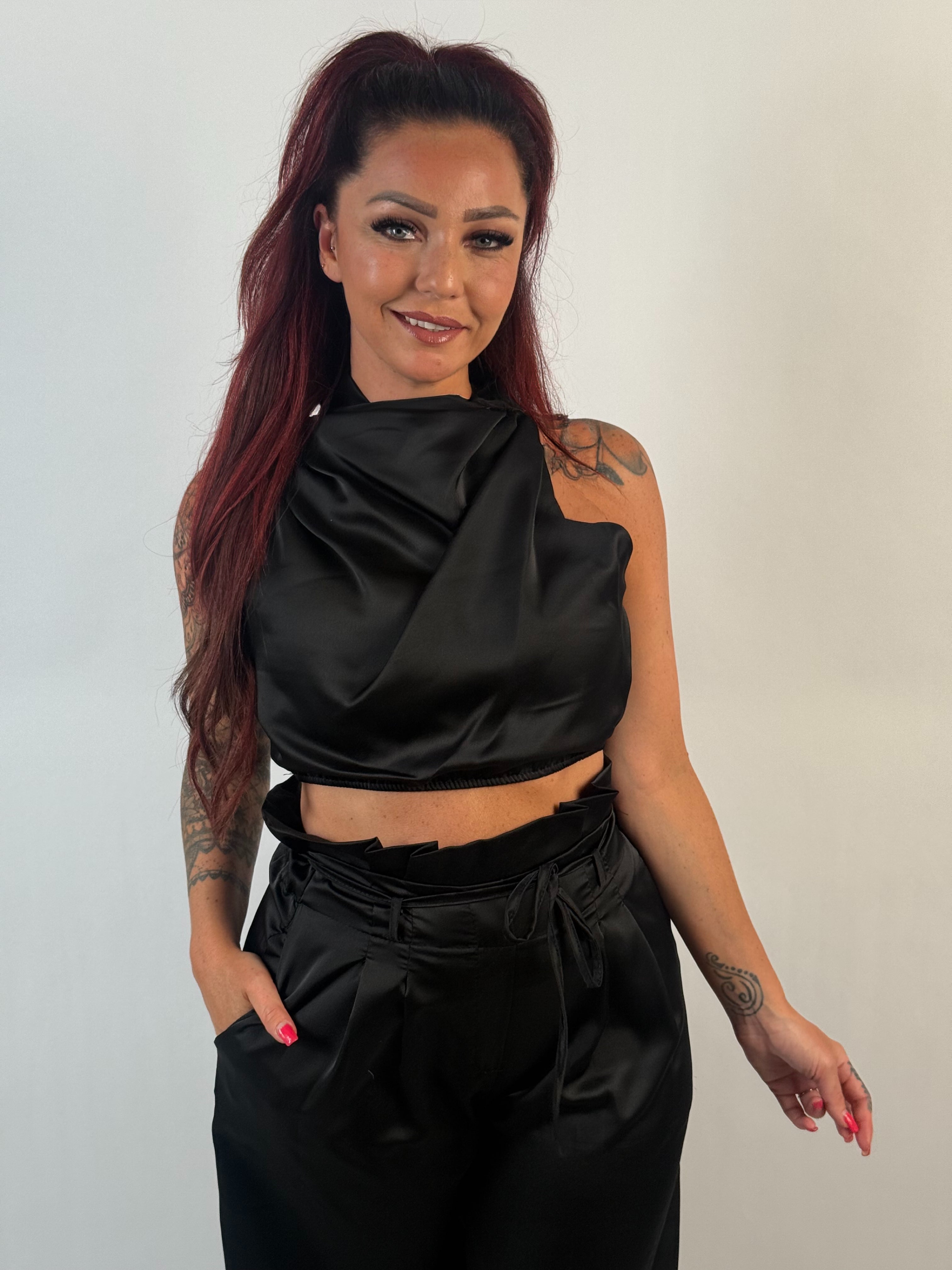 Set Satin Nina 628 Zwart