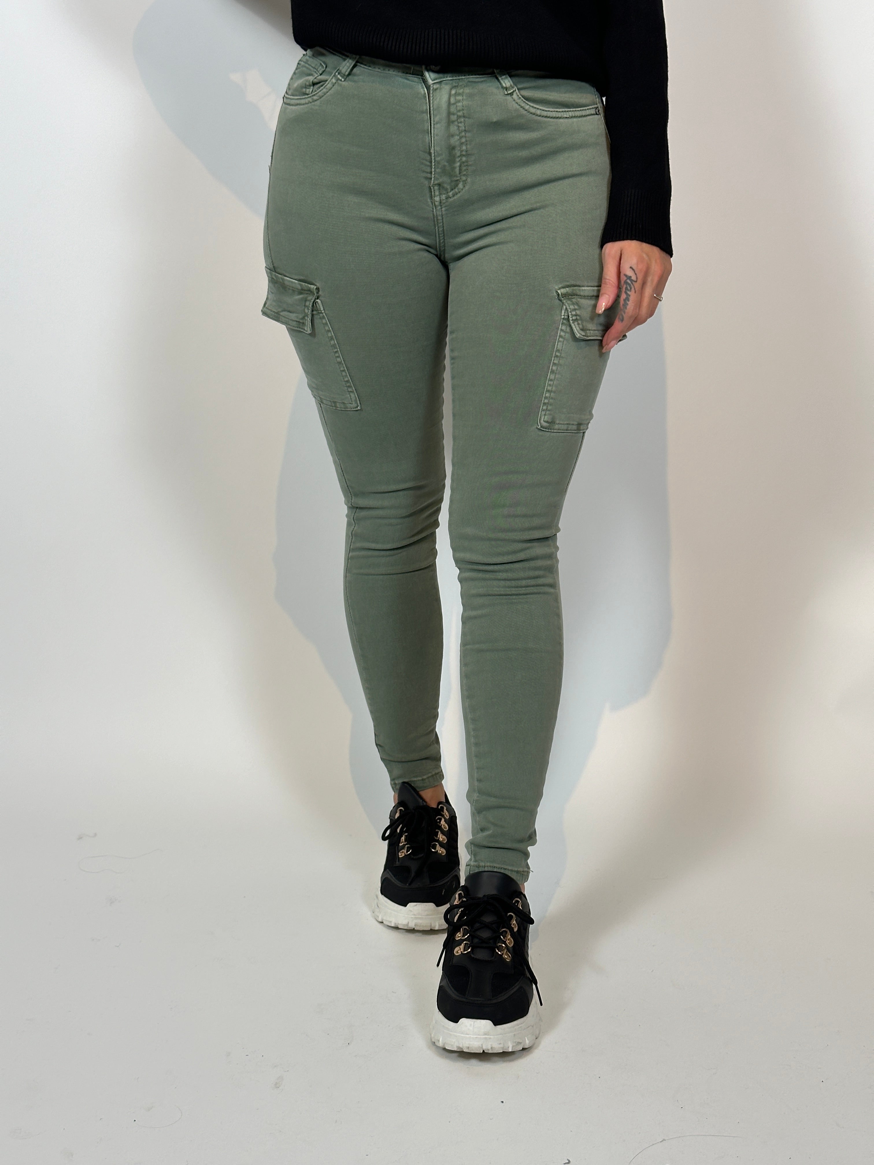 Jeans H Skinny 6316 Groen