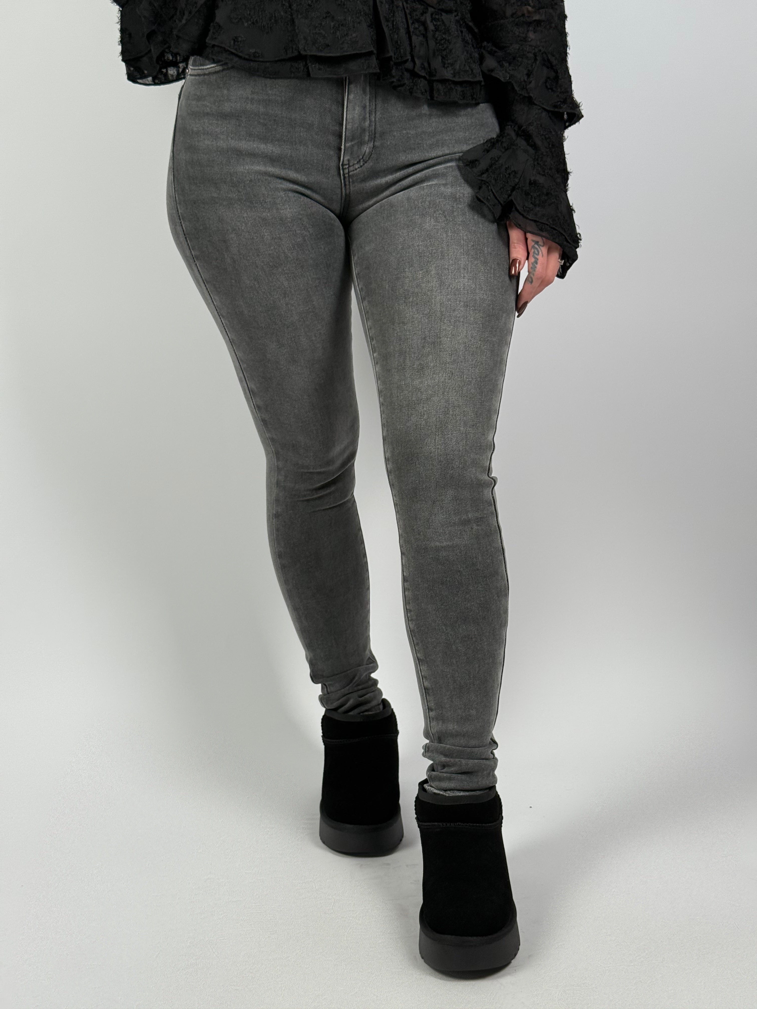 Jeans L Skinny 5399-5 D. Grijs