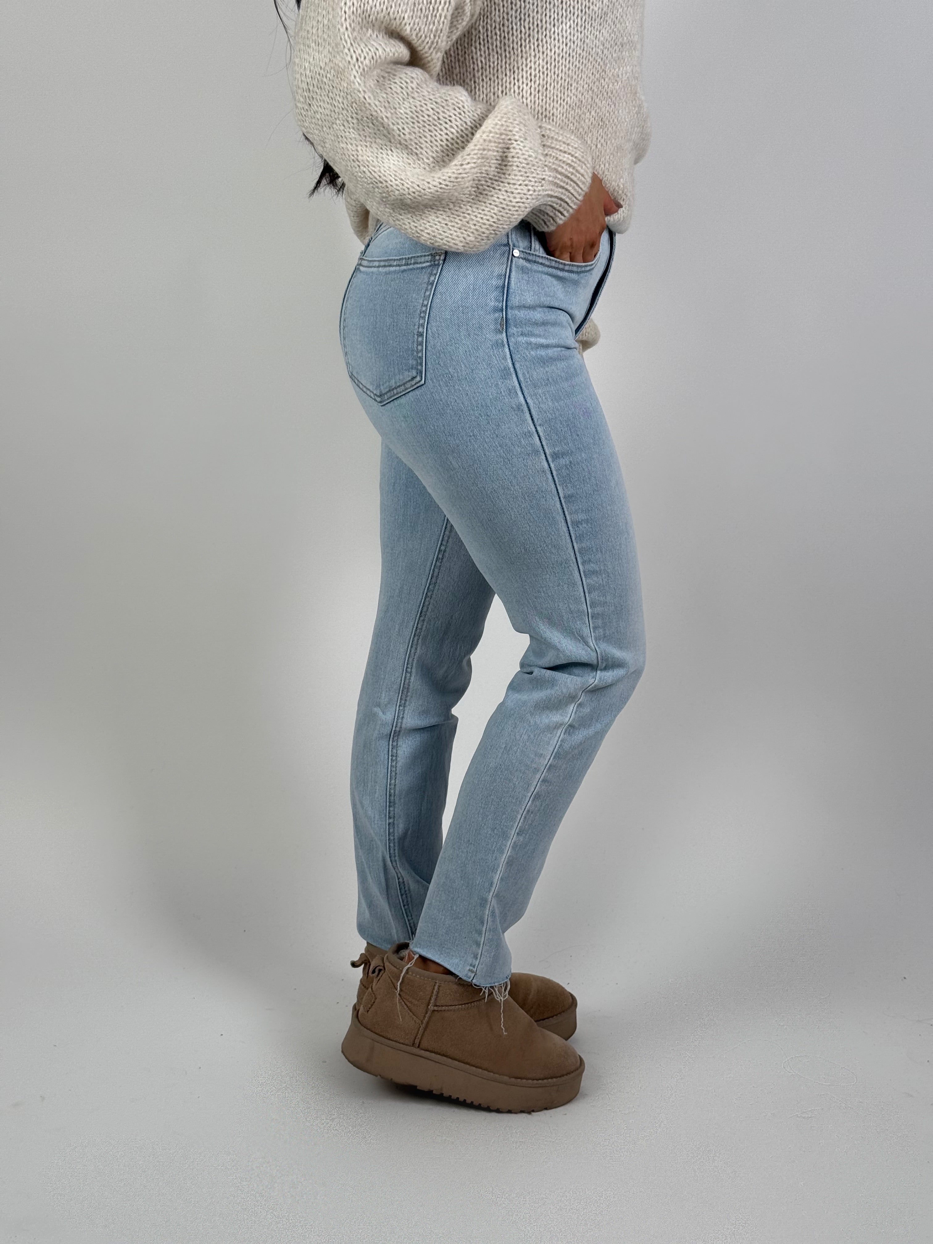 Jeans R 2805 Mom Blauw