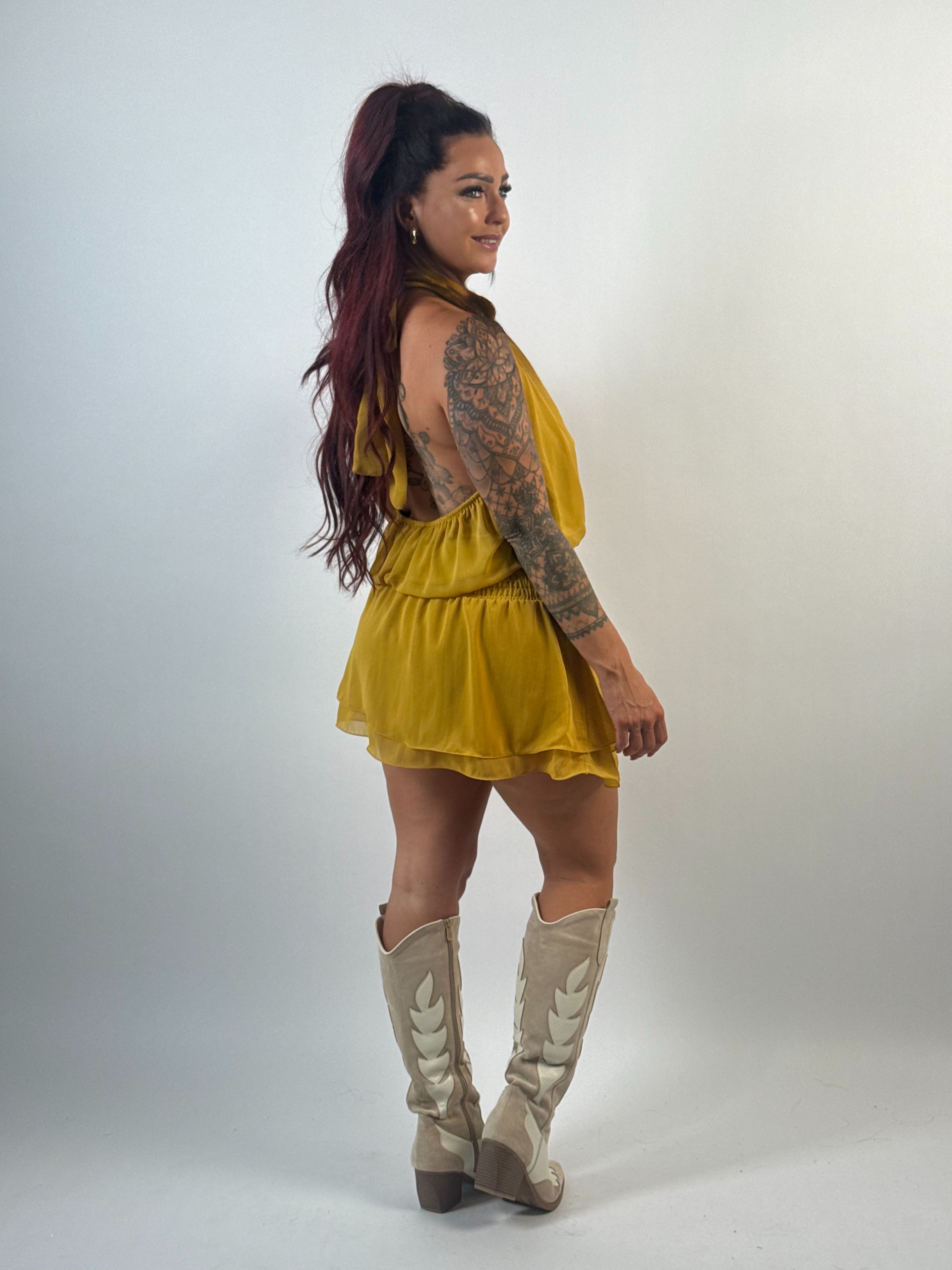 Playsuit Bella 1527 Geel