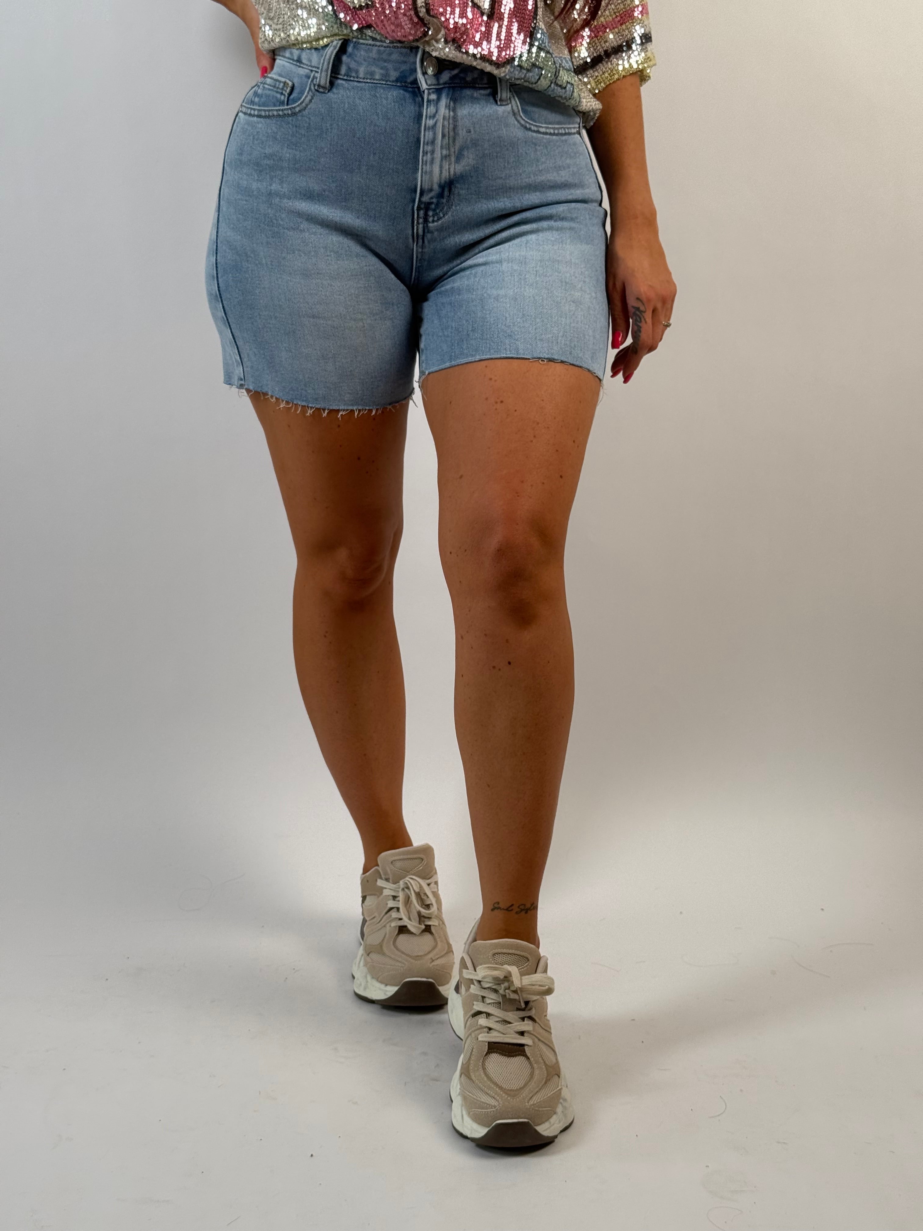 Jeans Short Q832 Blauw