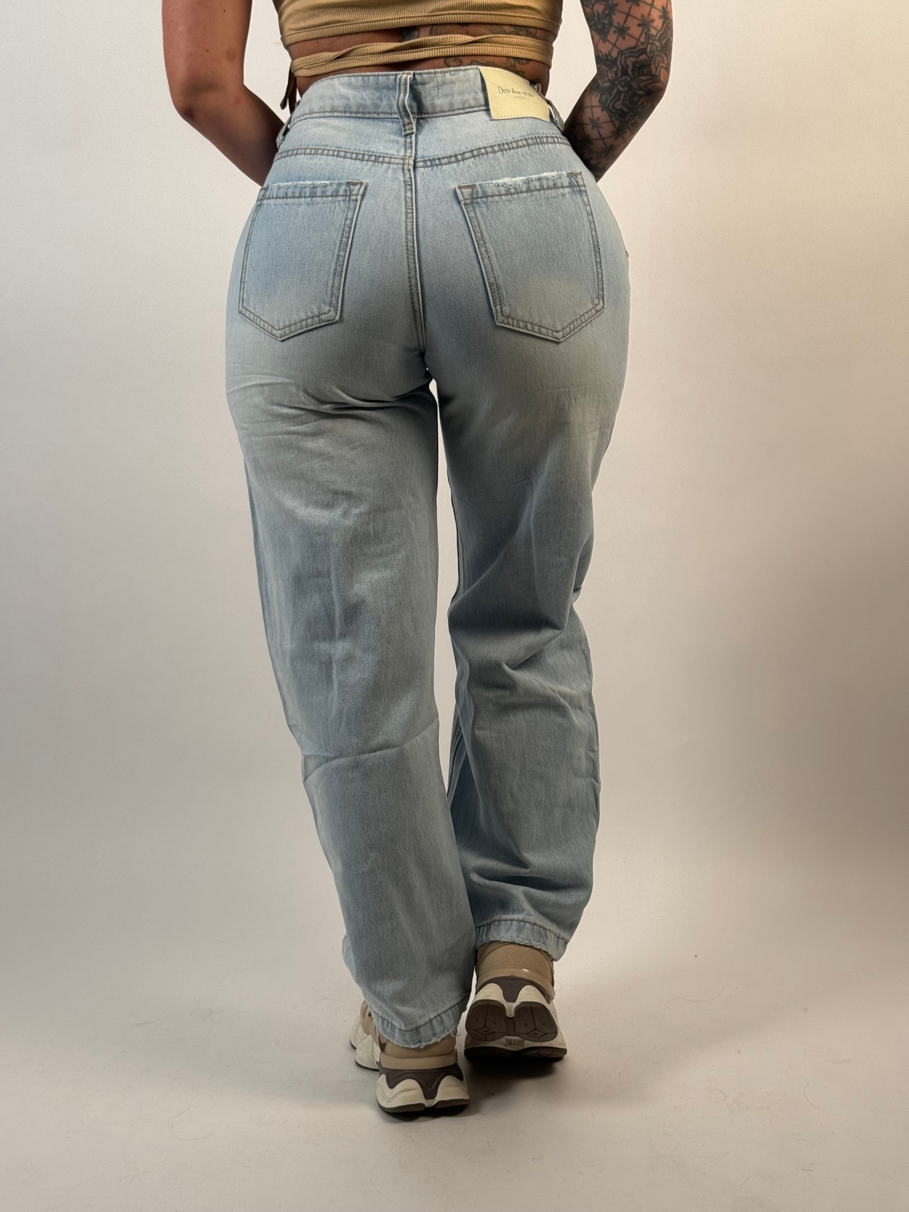 Jeans B 3101 Balloon Blauw