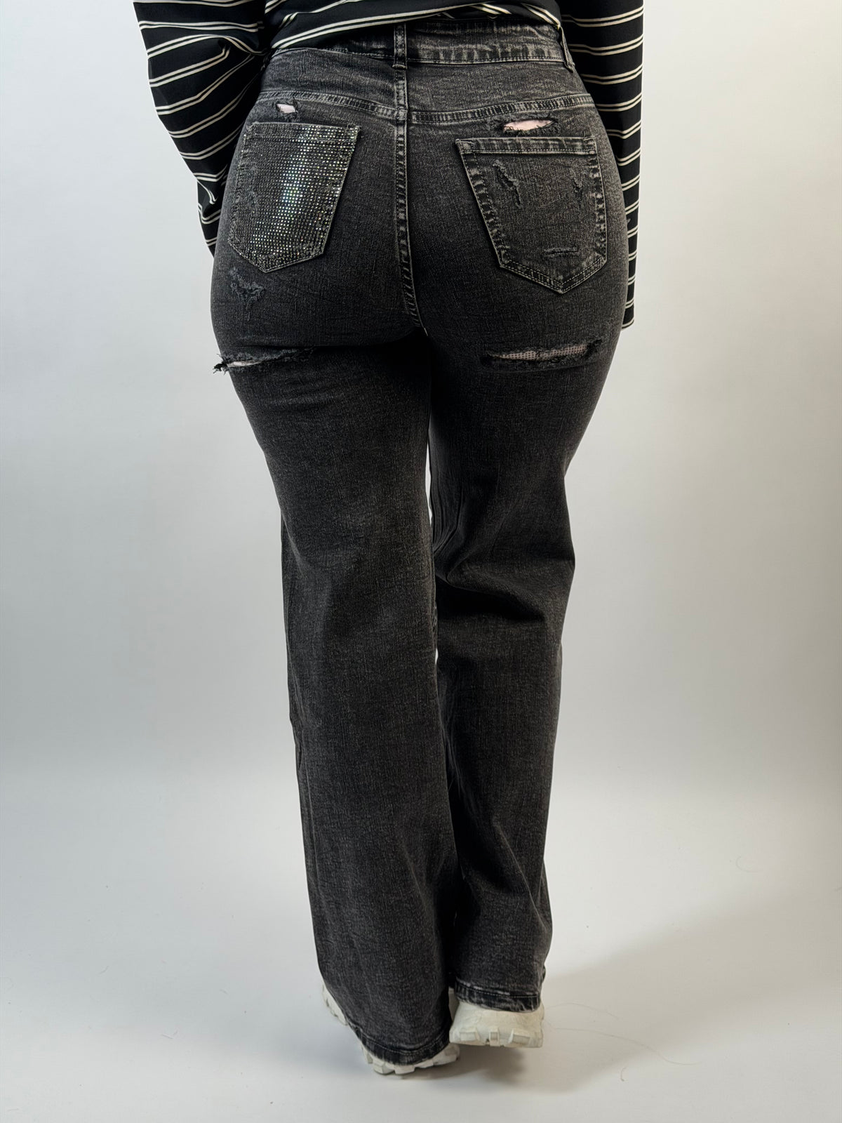 Jeans V 678 Zak Straight Grijs