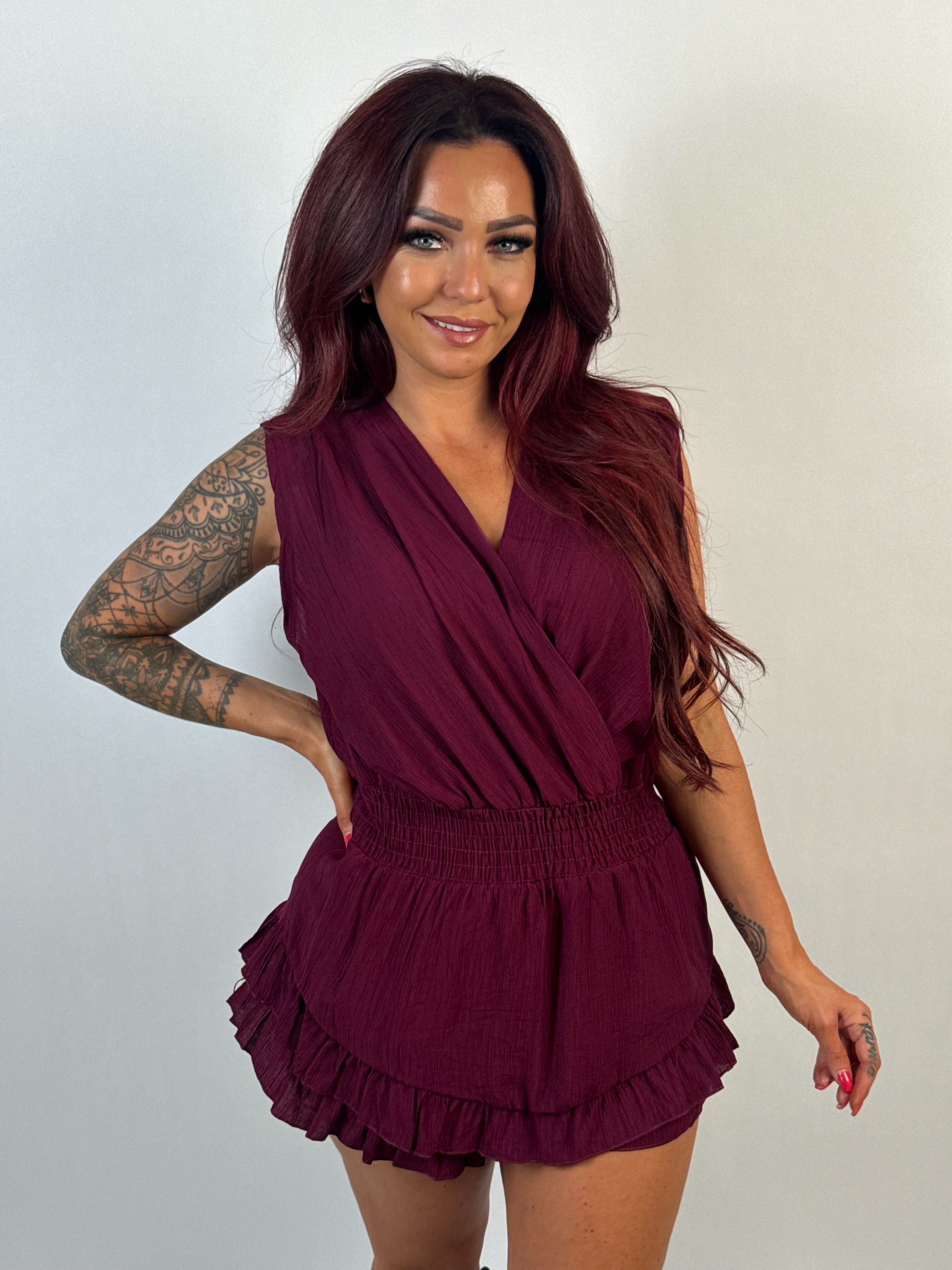 Playsuit Alora 852 Bordeaux