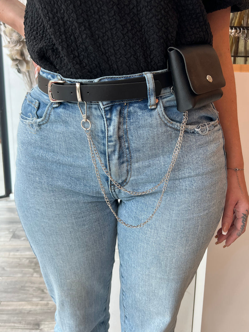 Belt Pocket Chain Black