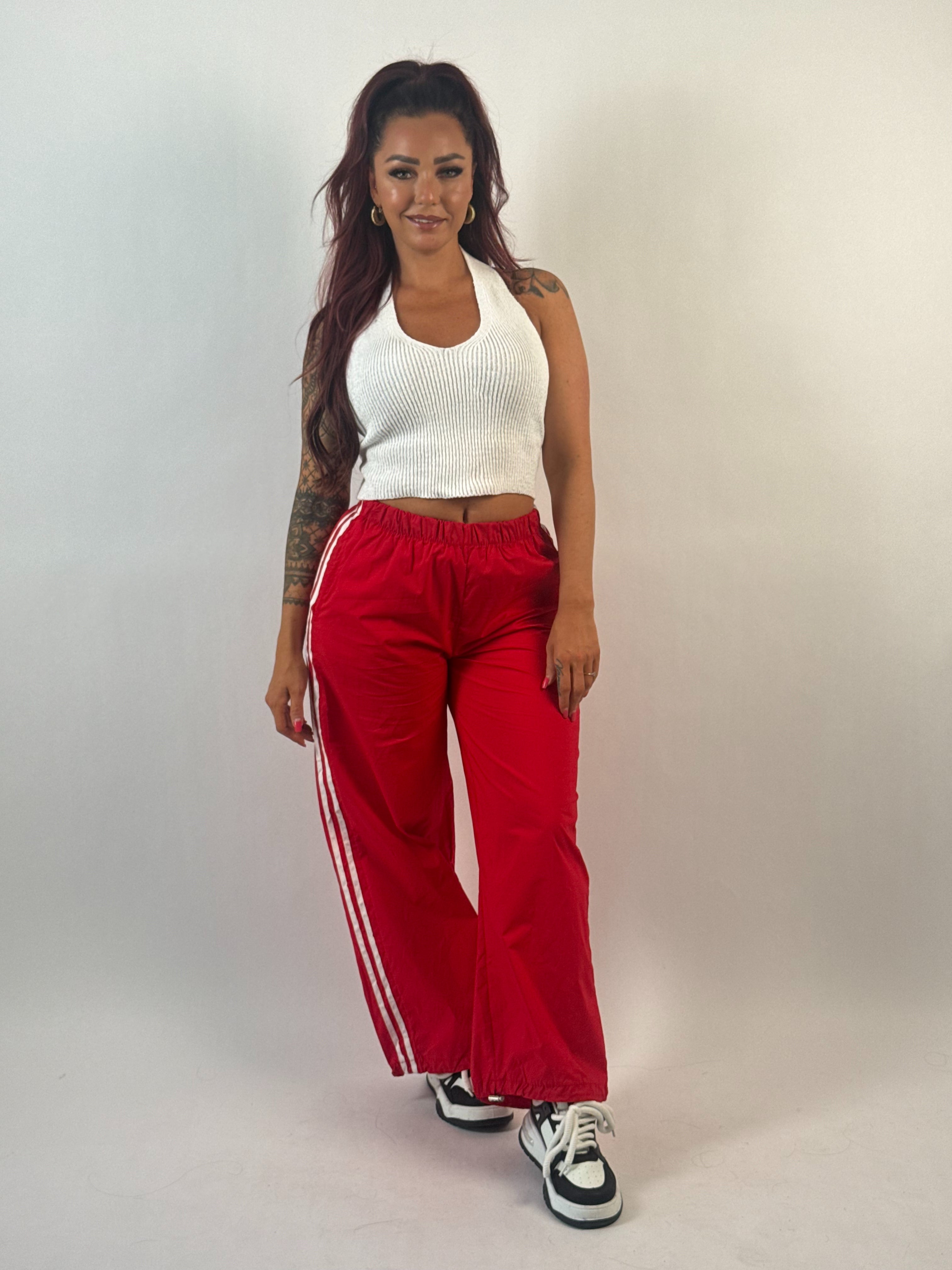 Broek Sporty Ballon Rood