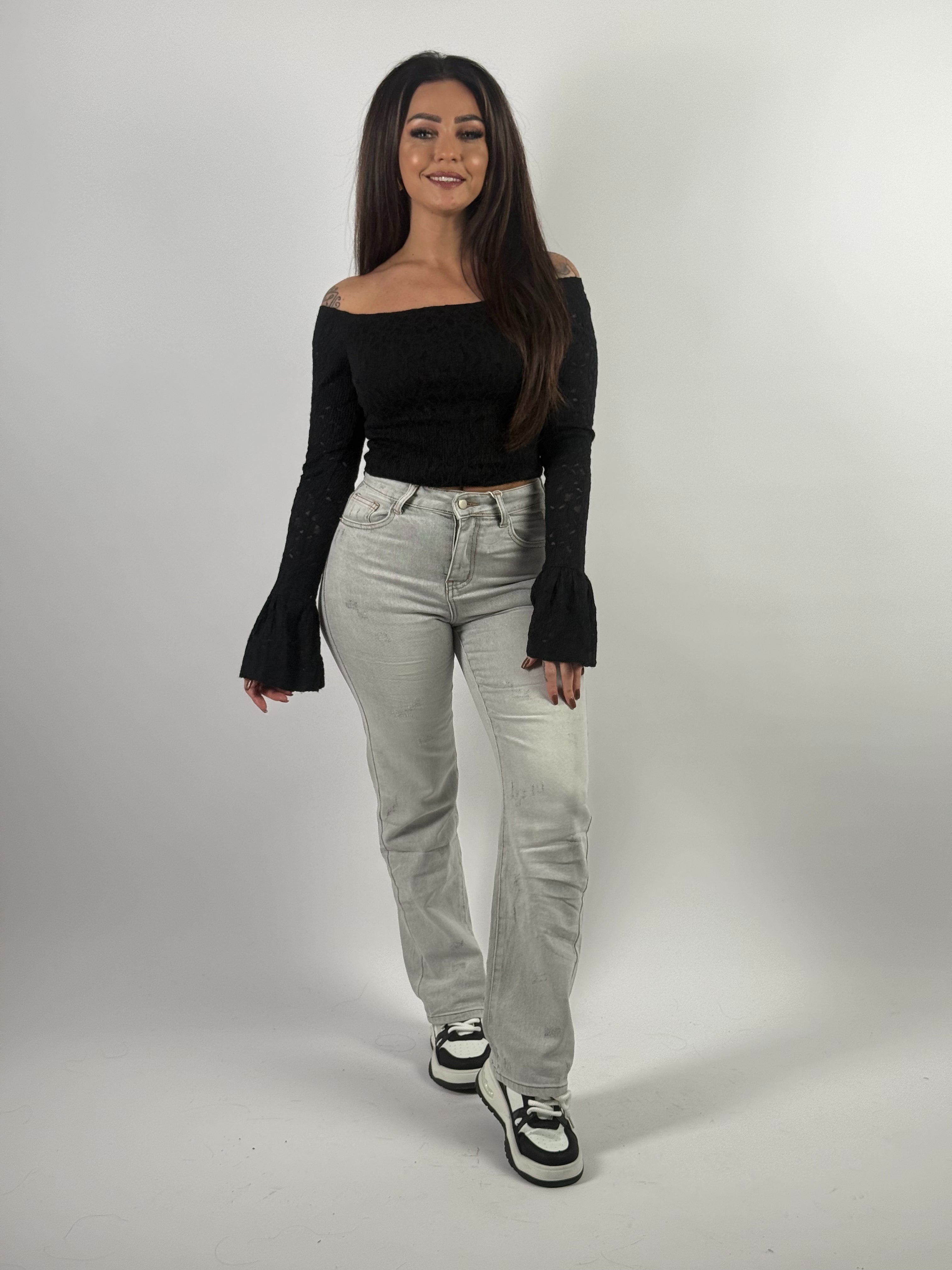 Top Off Sh. 461 Zwart