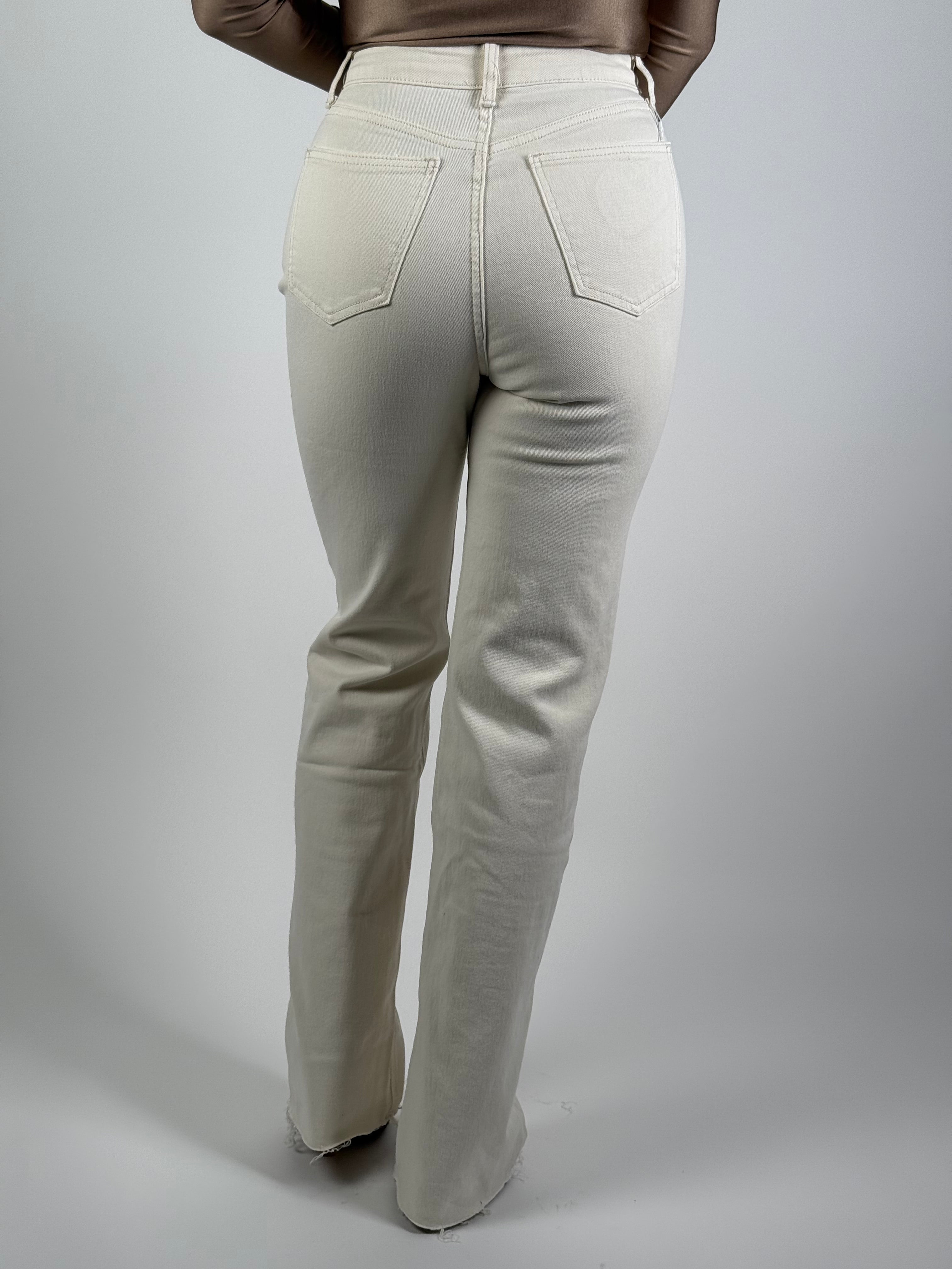 Jeans R 2323 Extra Long Straight Beige