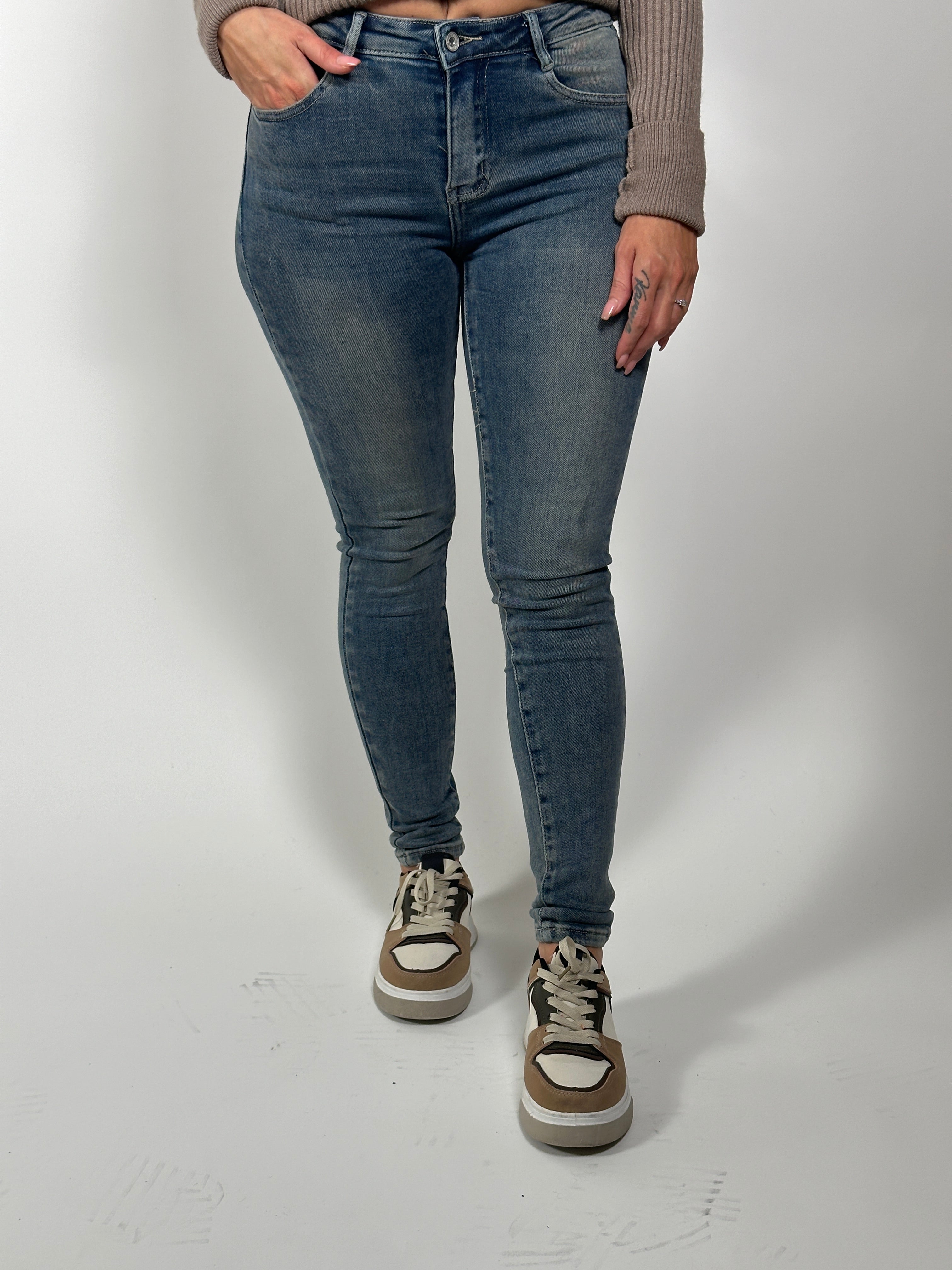 Jeans H 6650 Skinny Blauw