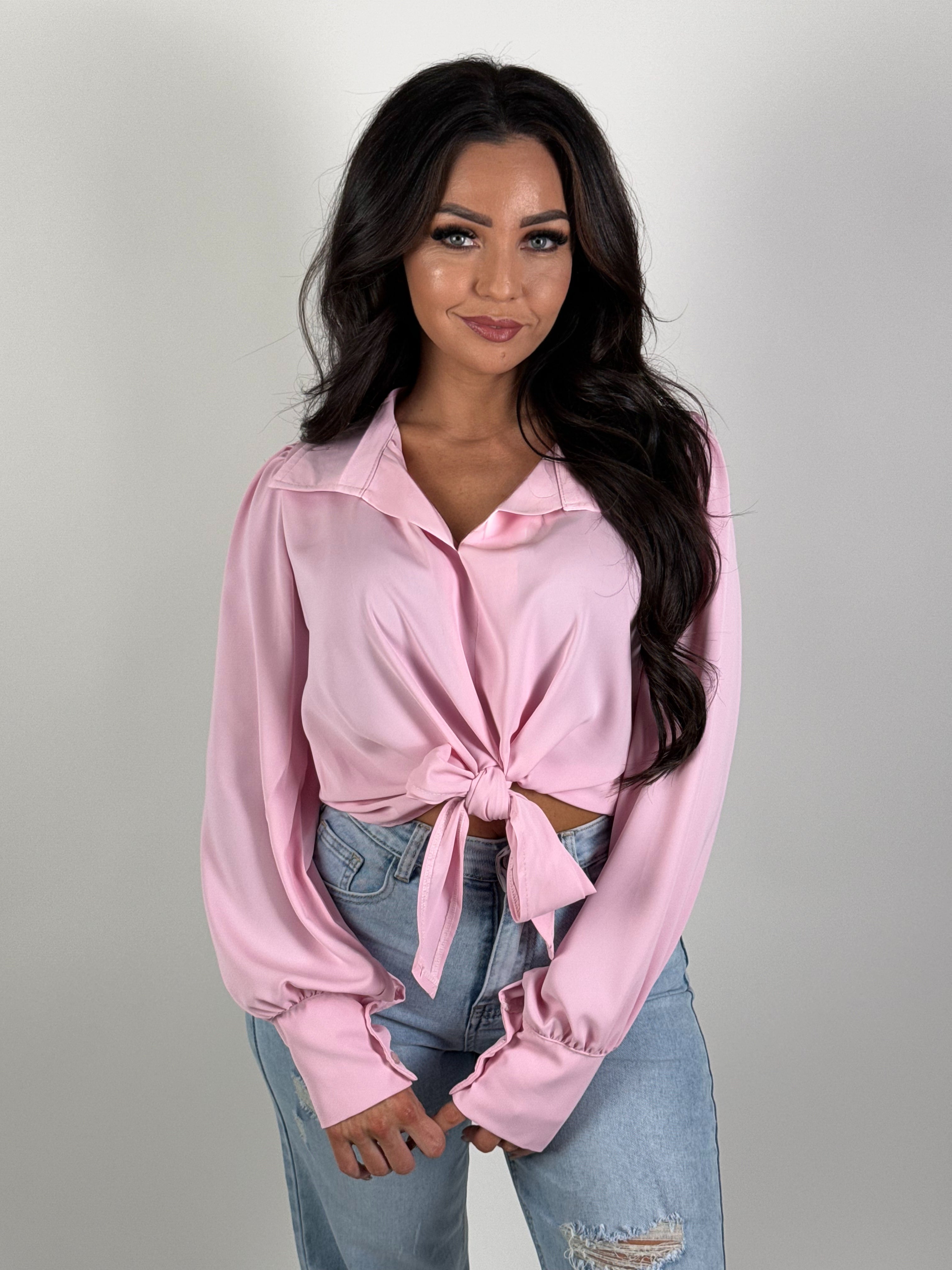 Blouse Strik 483 Roze