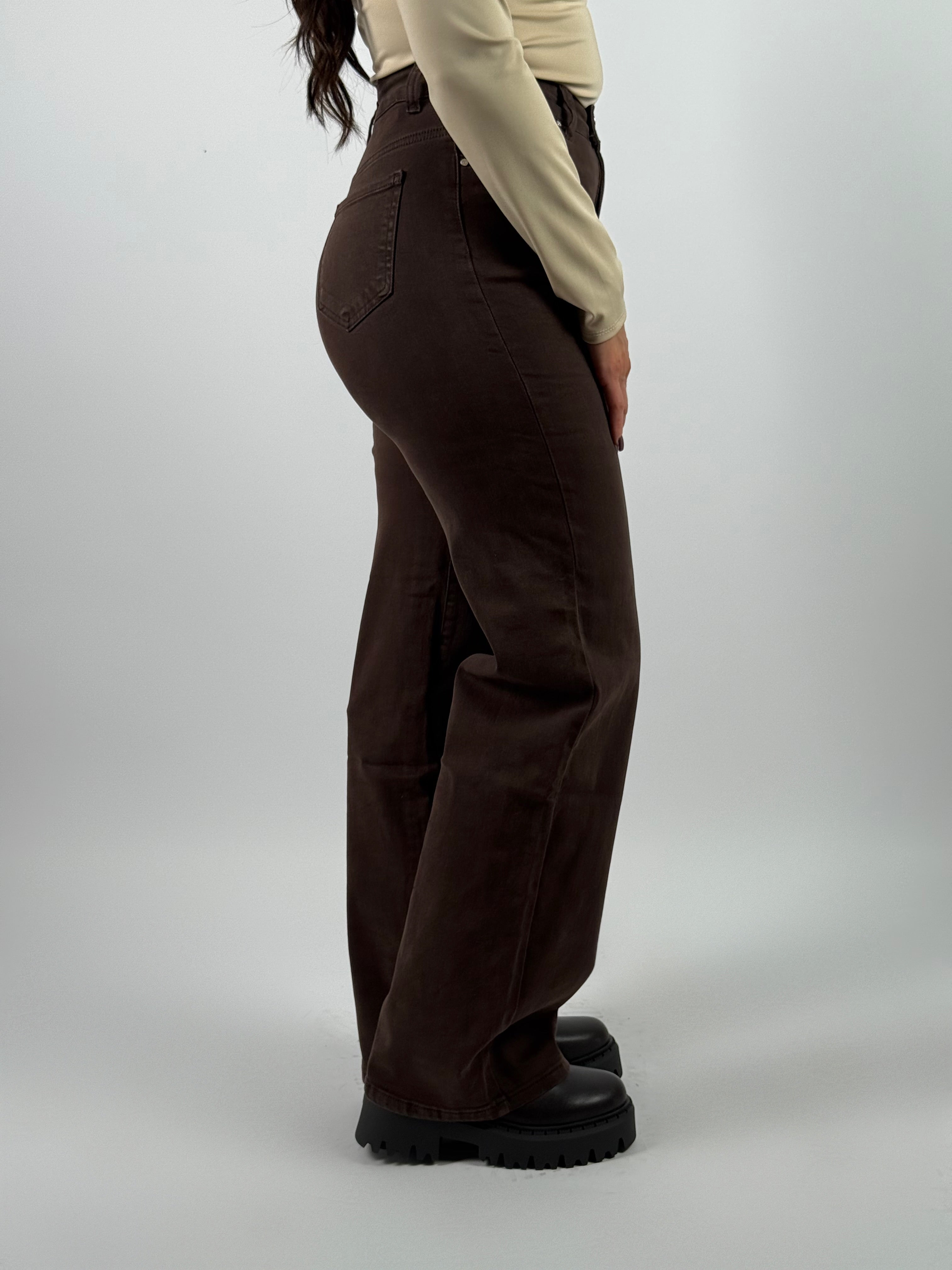 Jeans G 2405 Wide Leg Bruin