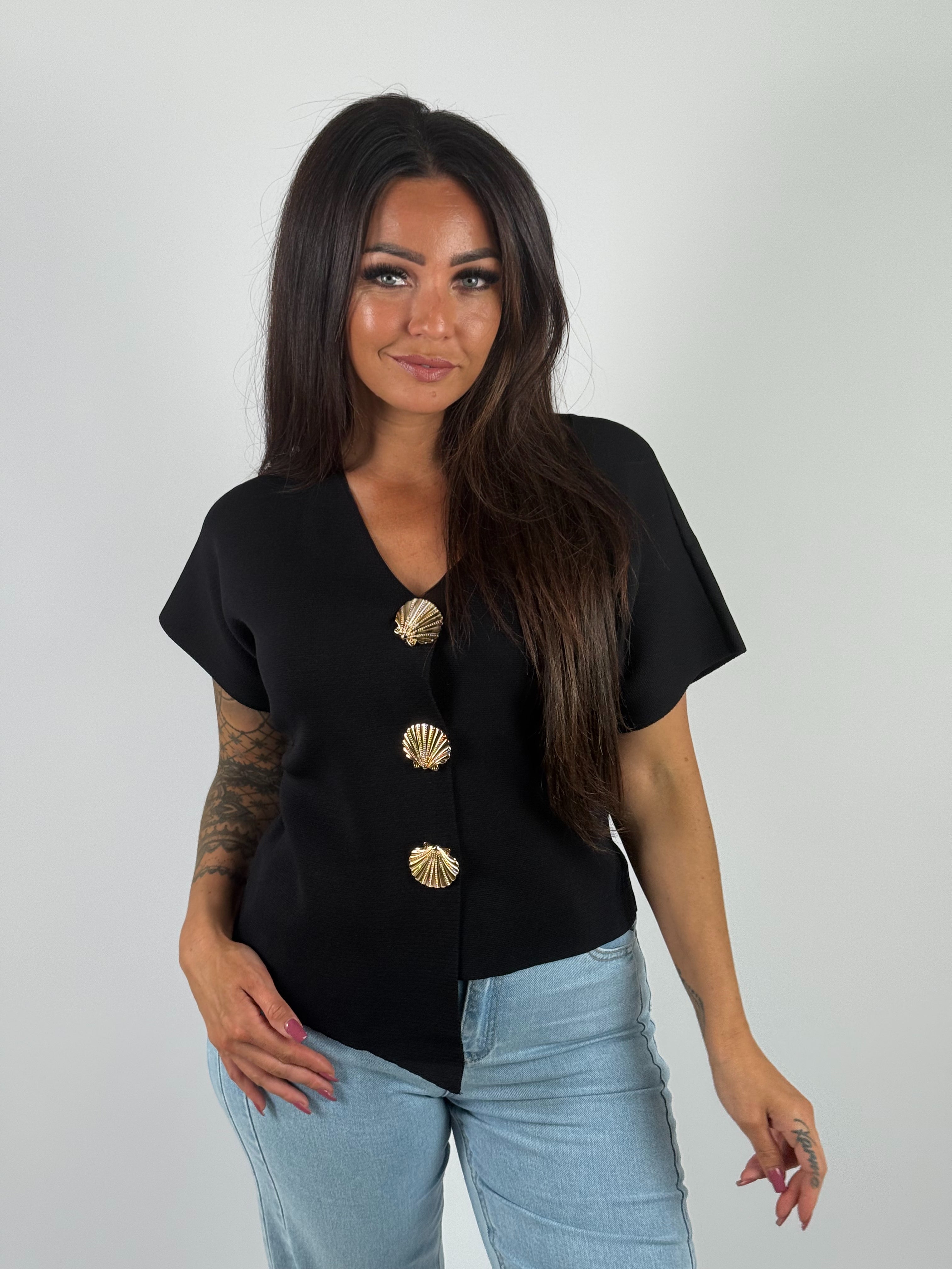 Top Rose 53 Knoop Zwart