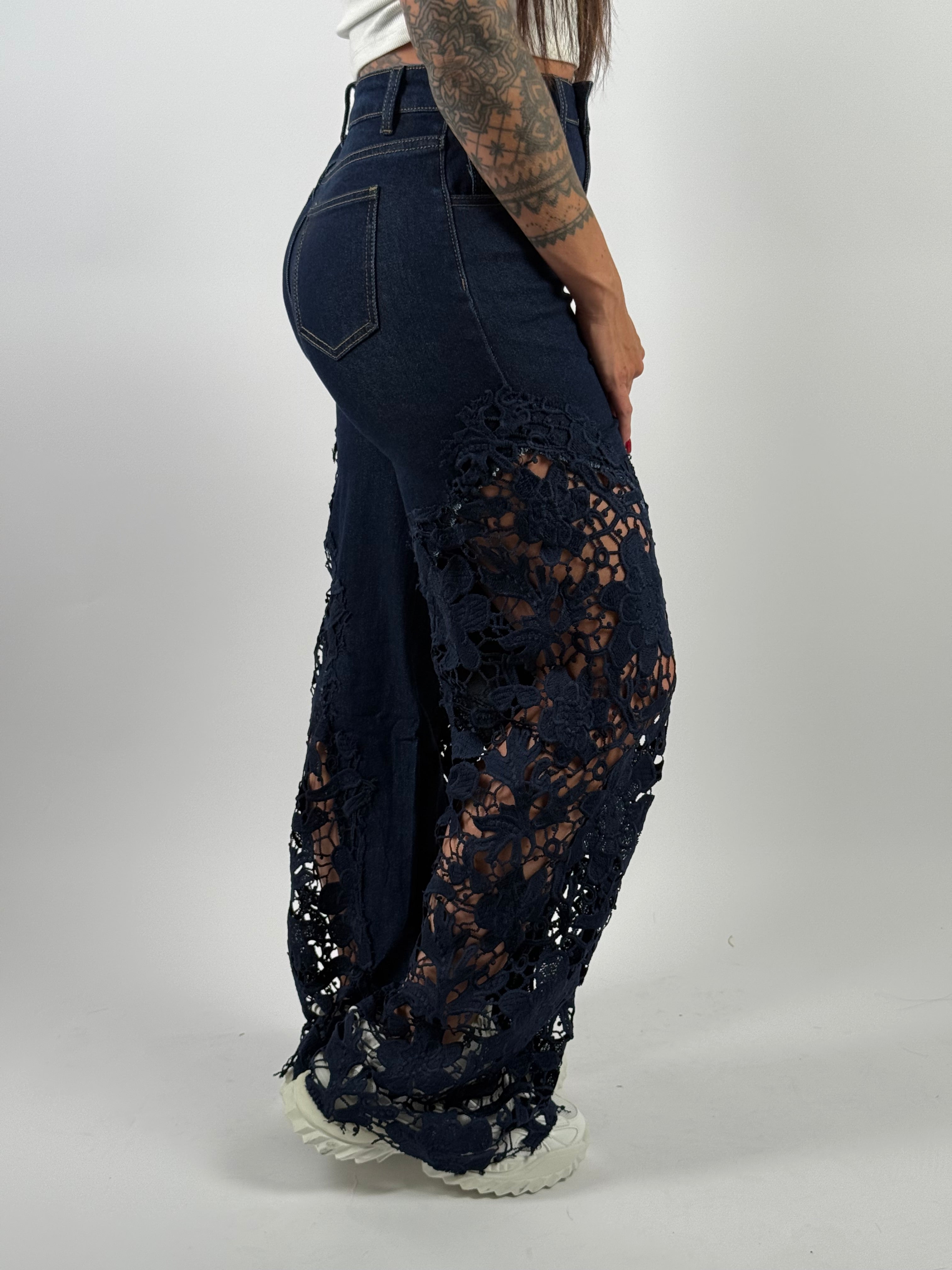 Jeans M Kant D. Blauw