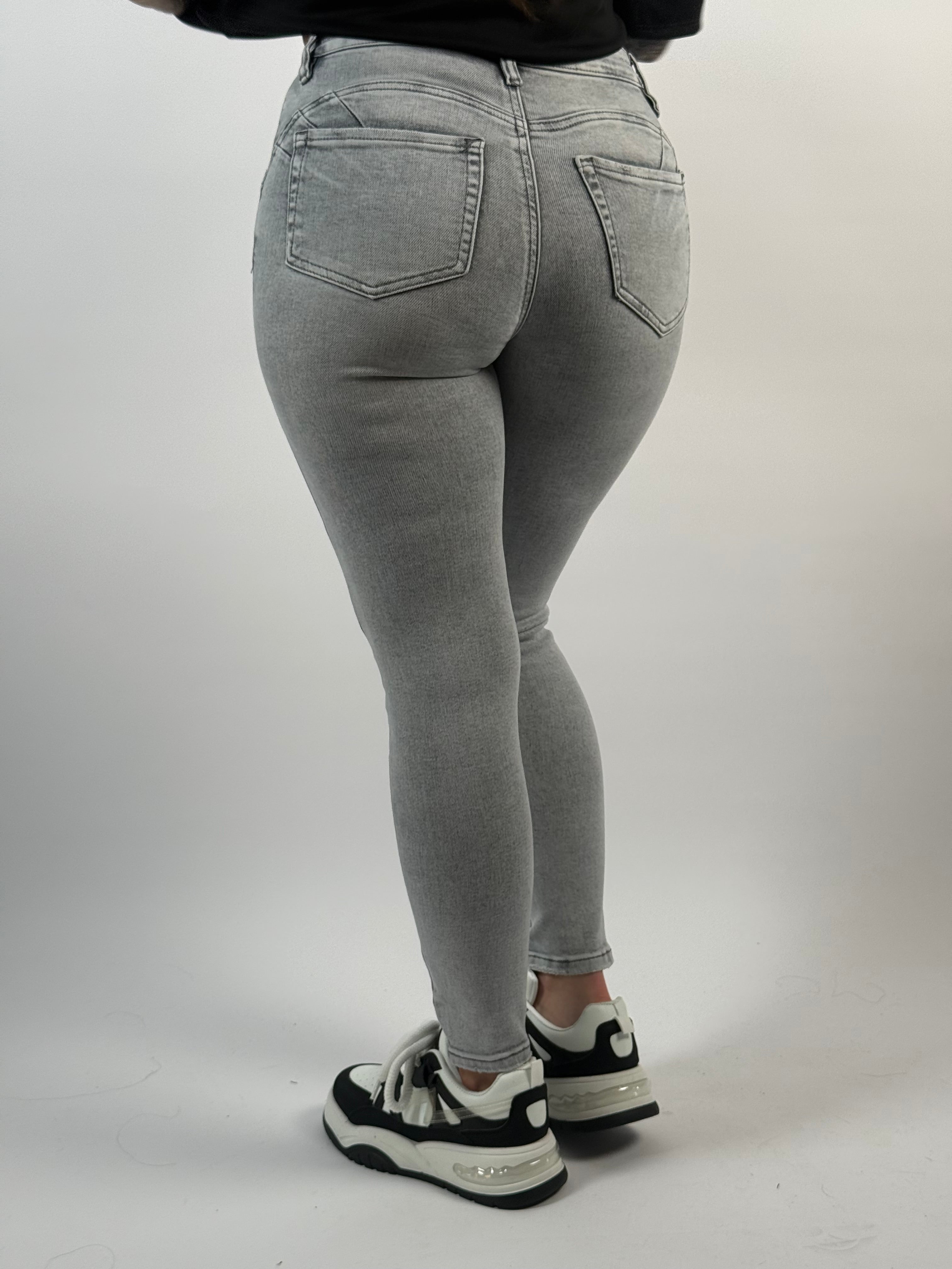 Jeans L Skinny 355-15 Grijs