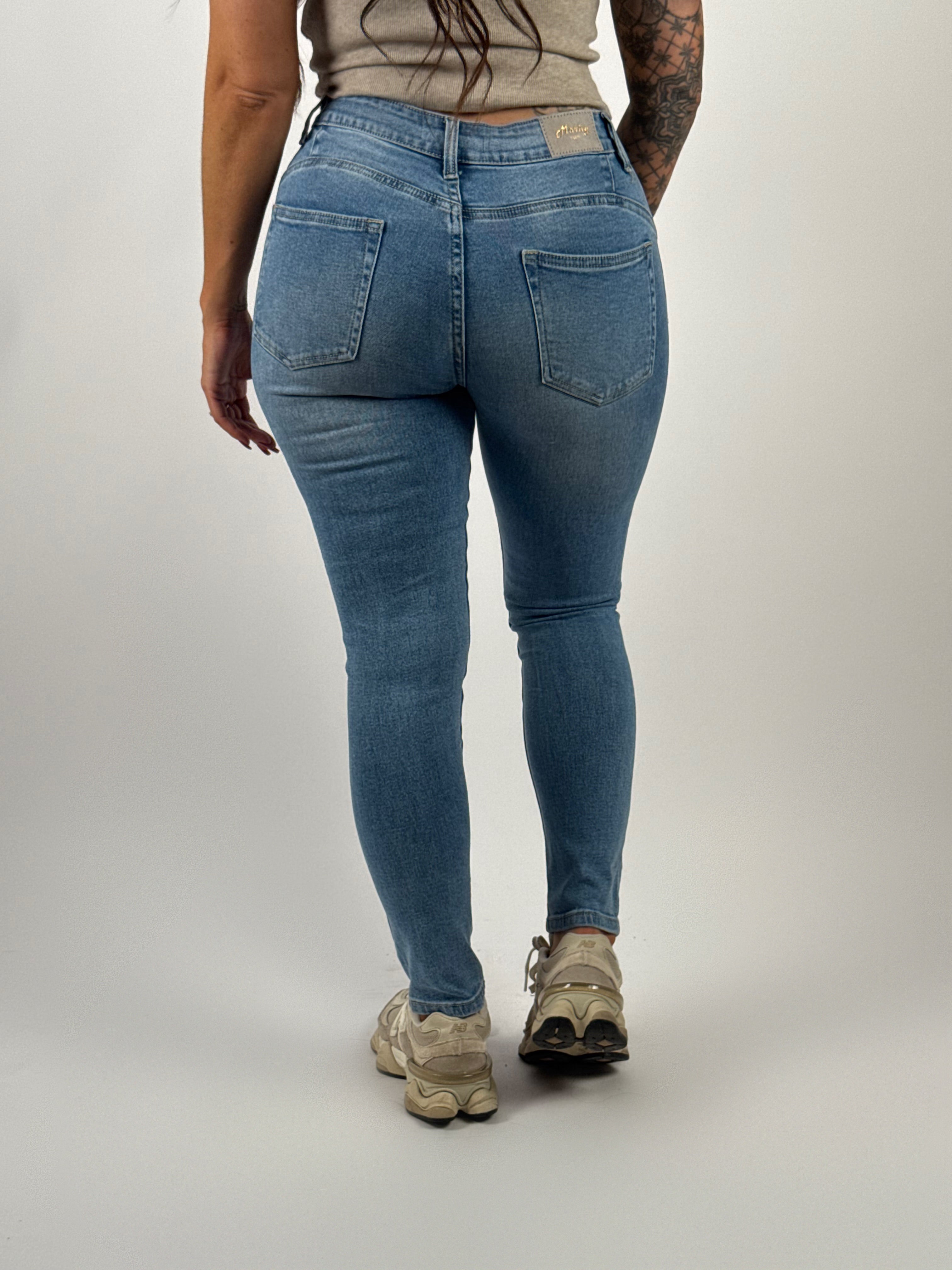 Jeans M 175 Skinny Blauw