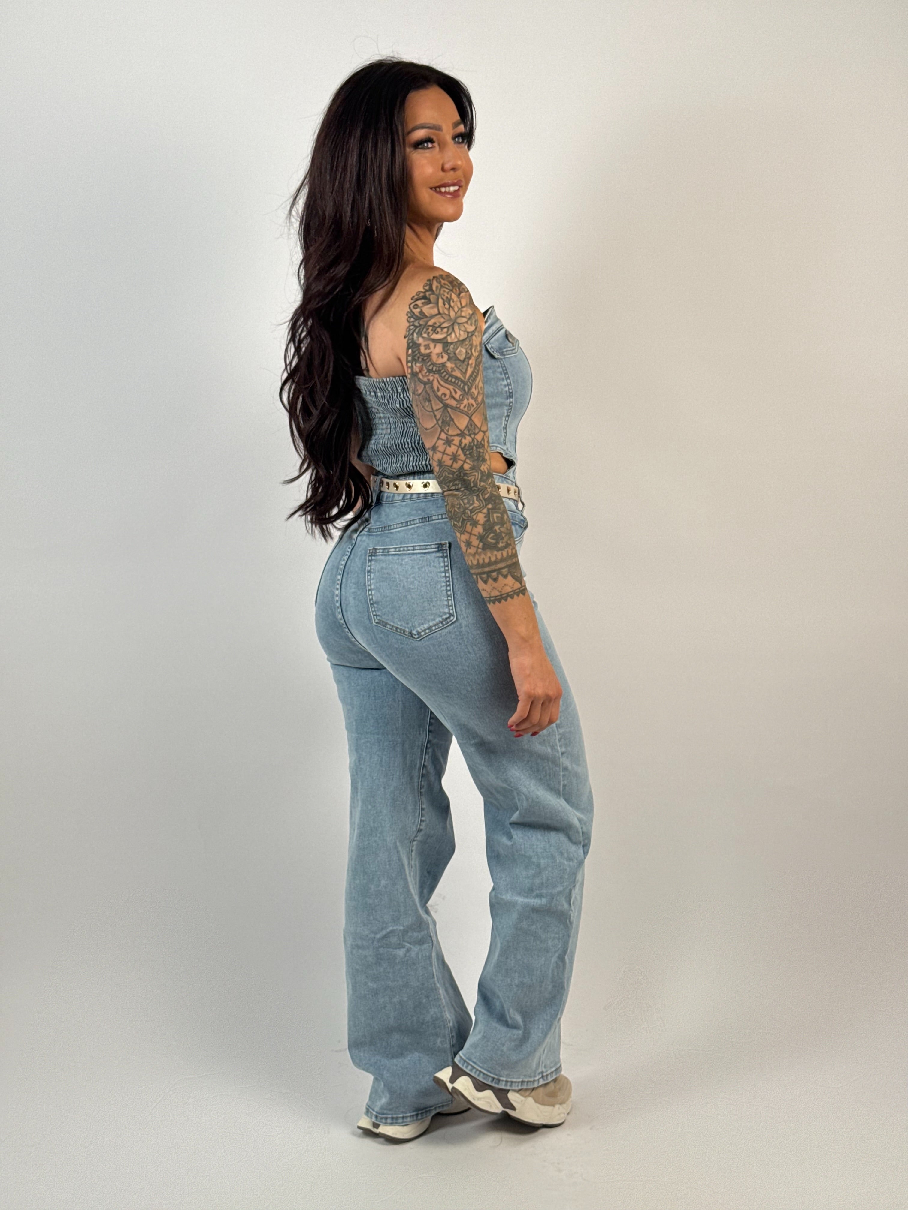 Jumpsuit 1010 Jeans Blauw