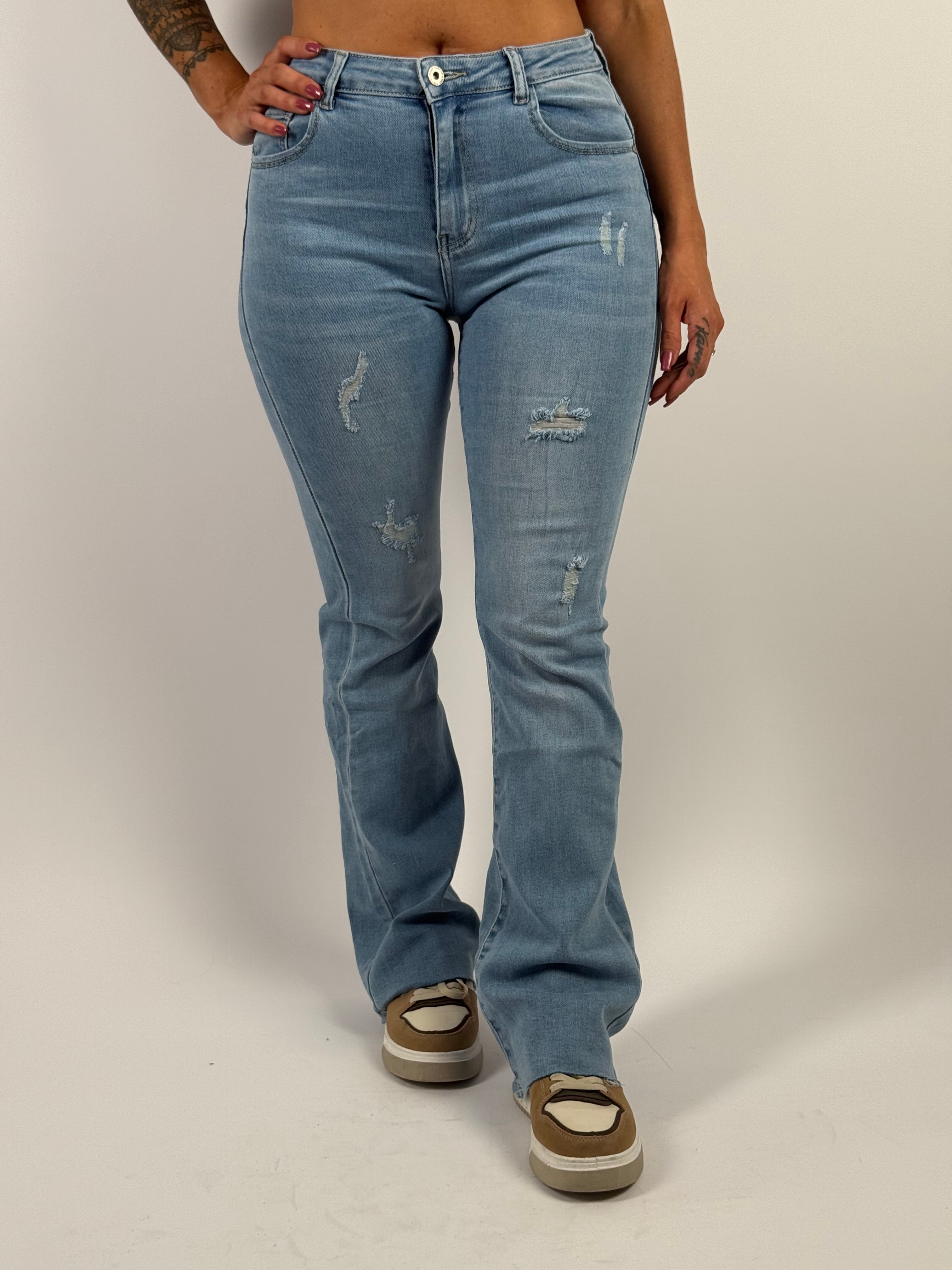 Jeans J 33316 Flared Blauw