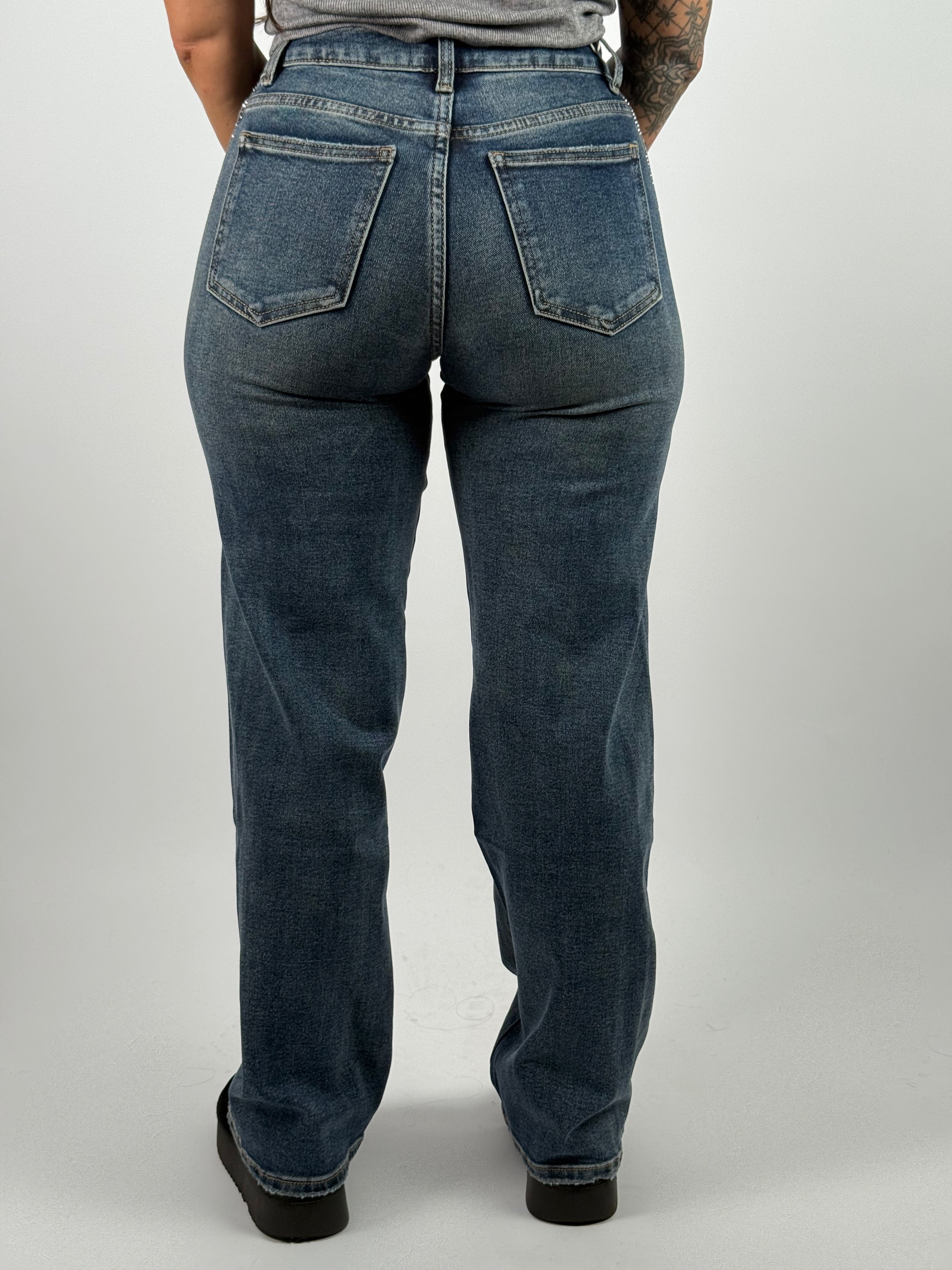 Jeans B 3001 Straight Blauw
