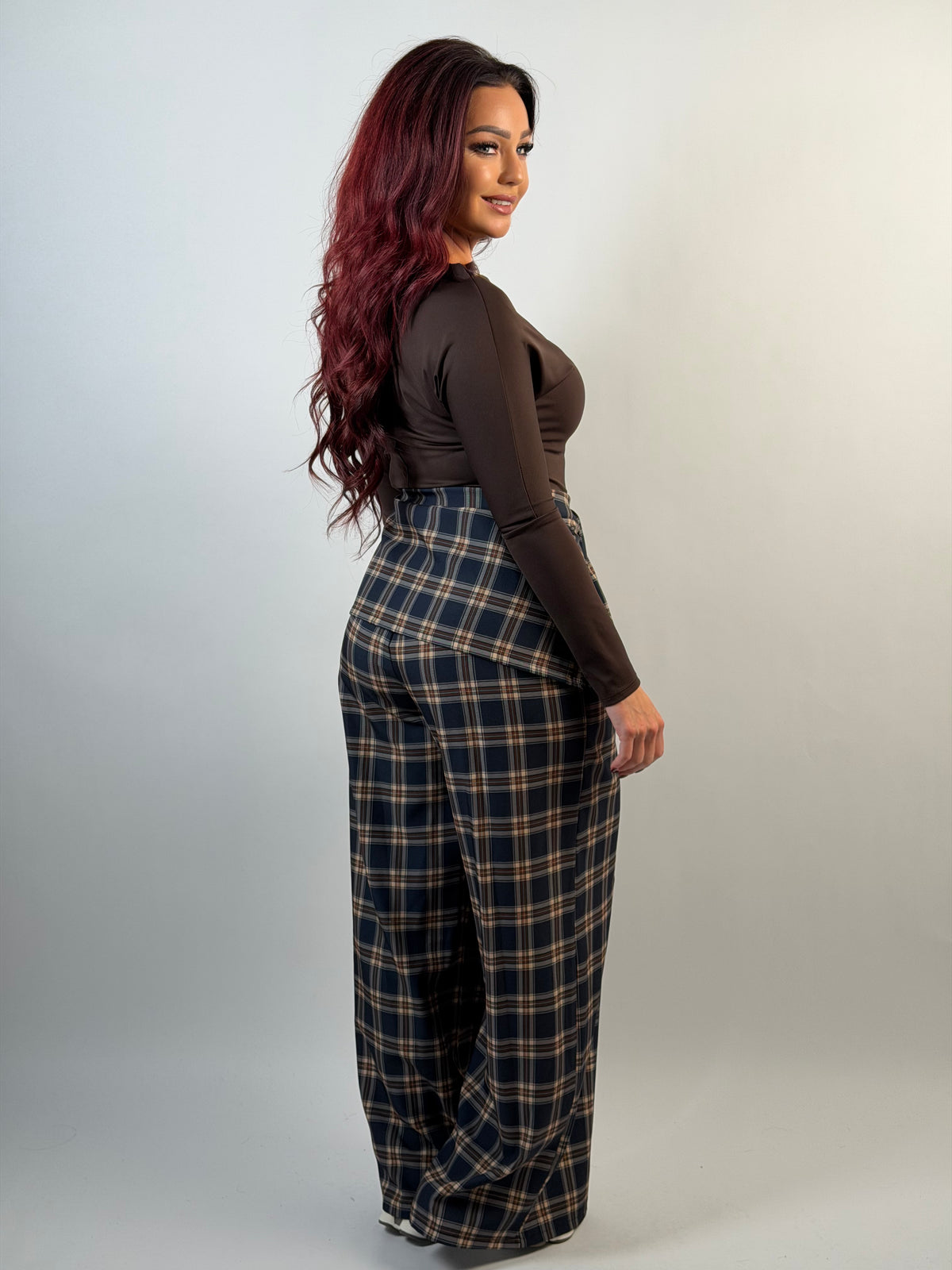 Broek Ruit Blauw