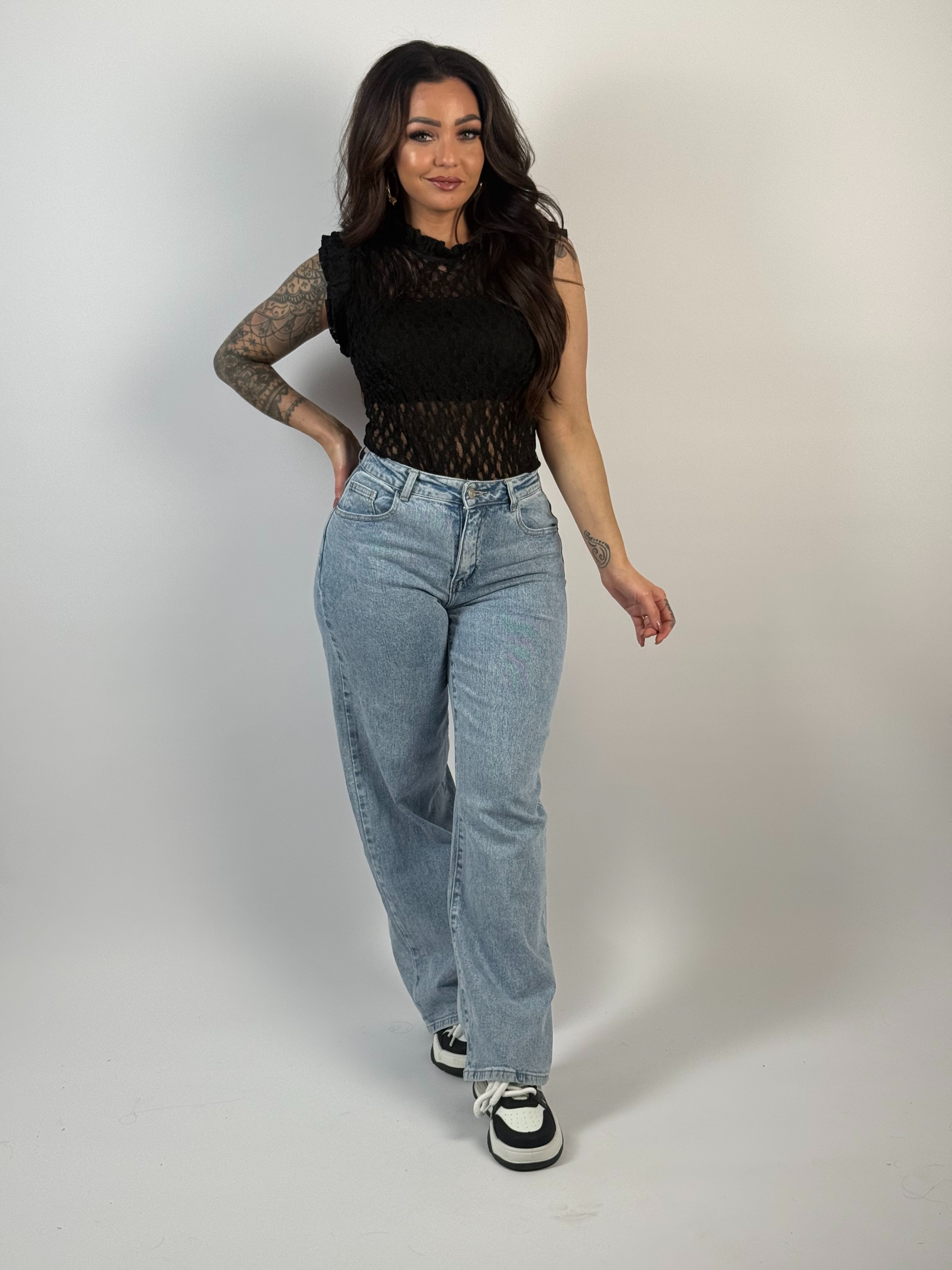 Body Kant Jumé Zwart