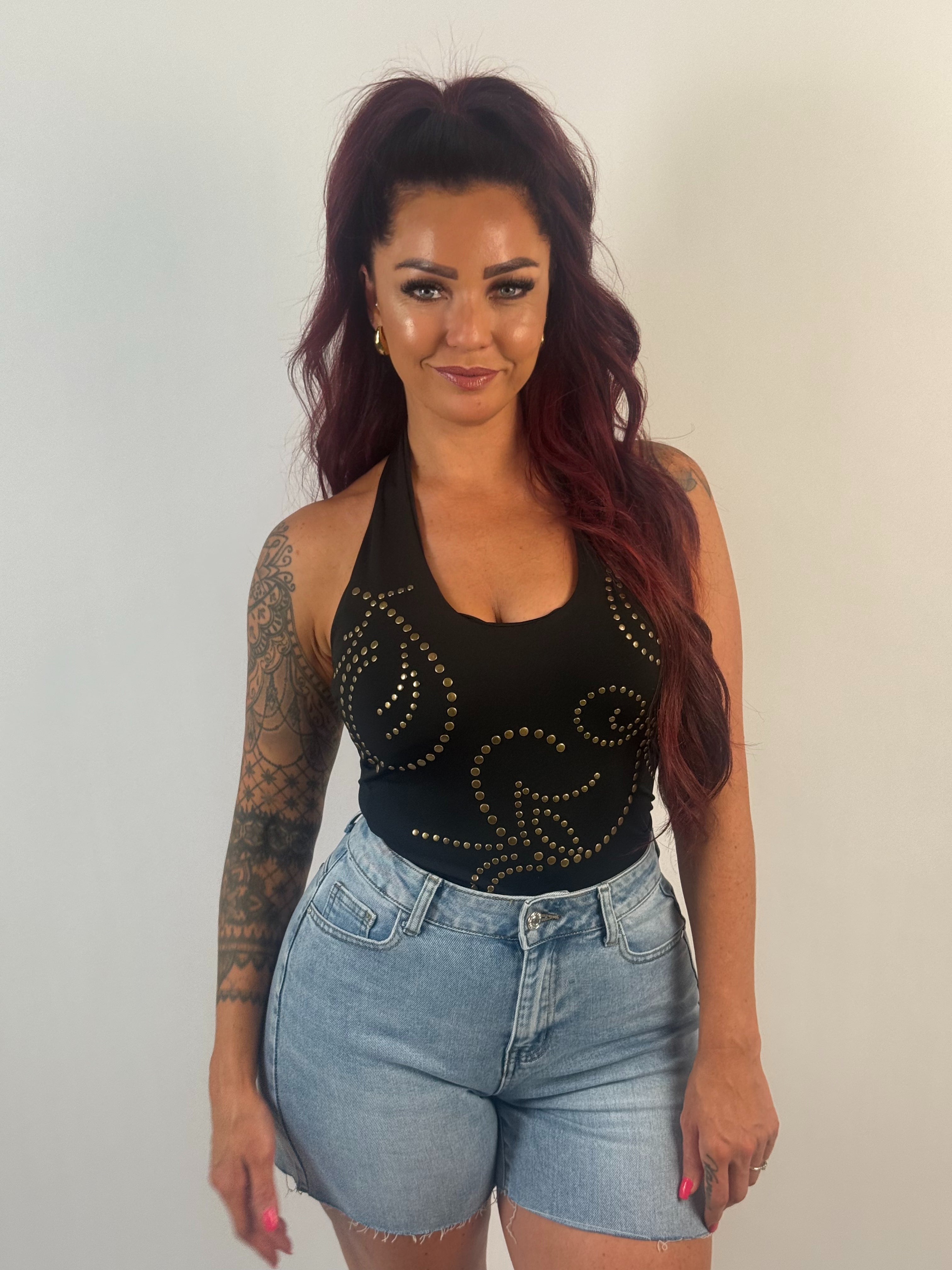 Top Stud 777 Zwart