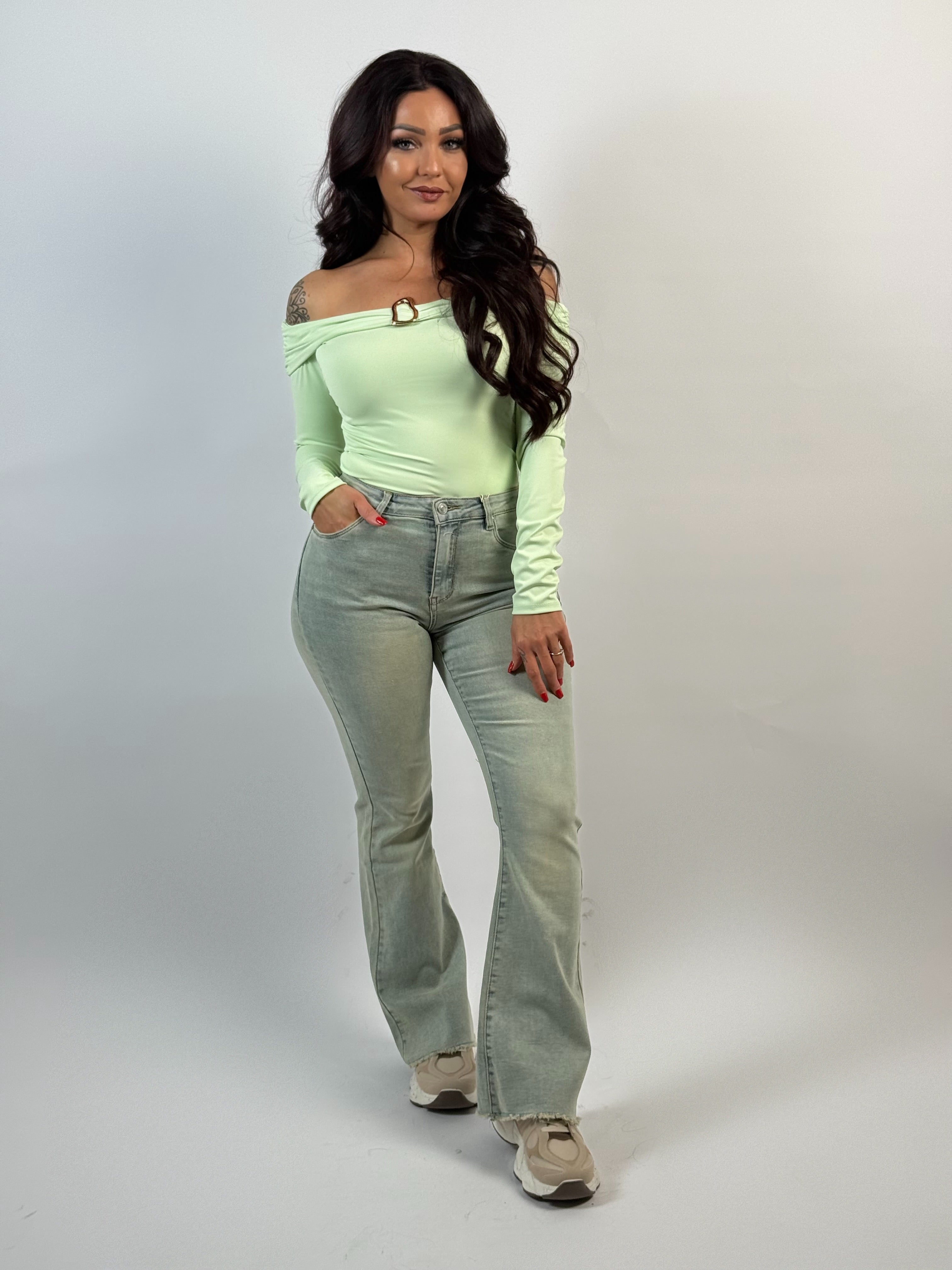 Jeans VS 9361 Flared Blauw