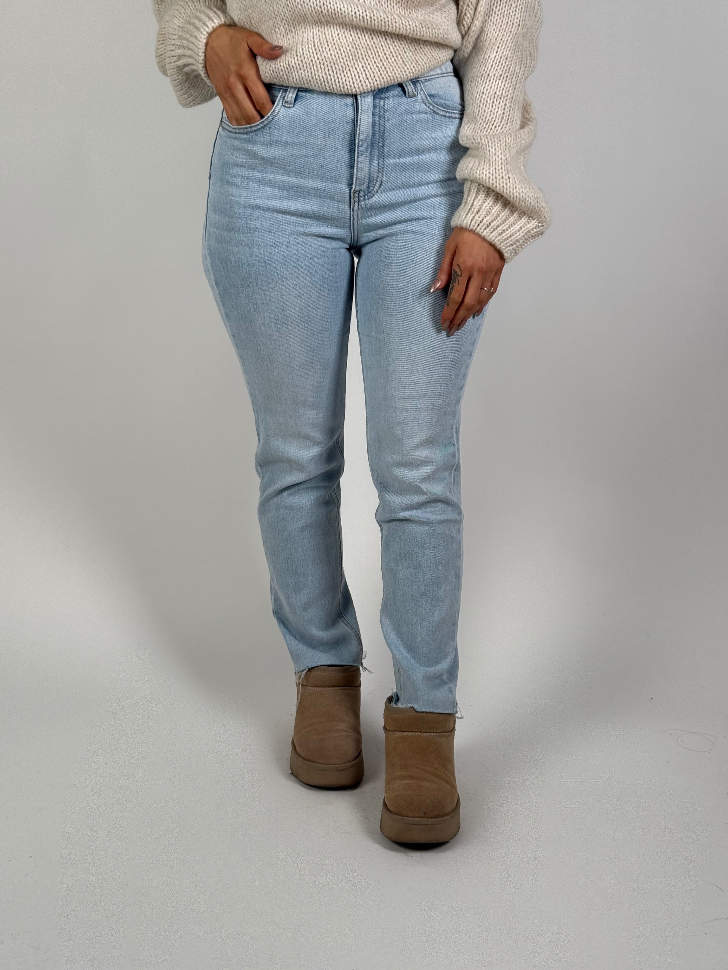 Jeans R 2805 Mom Blauw