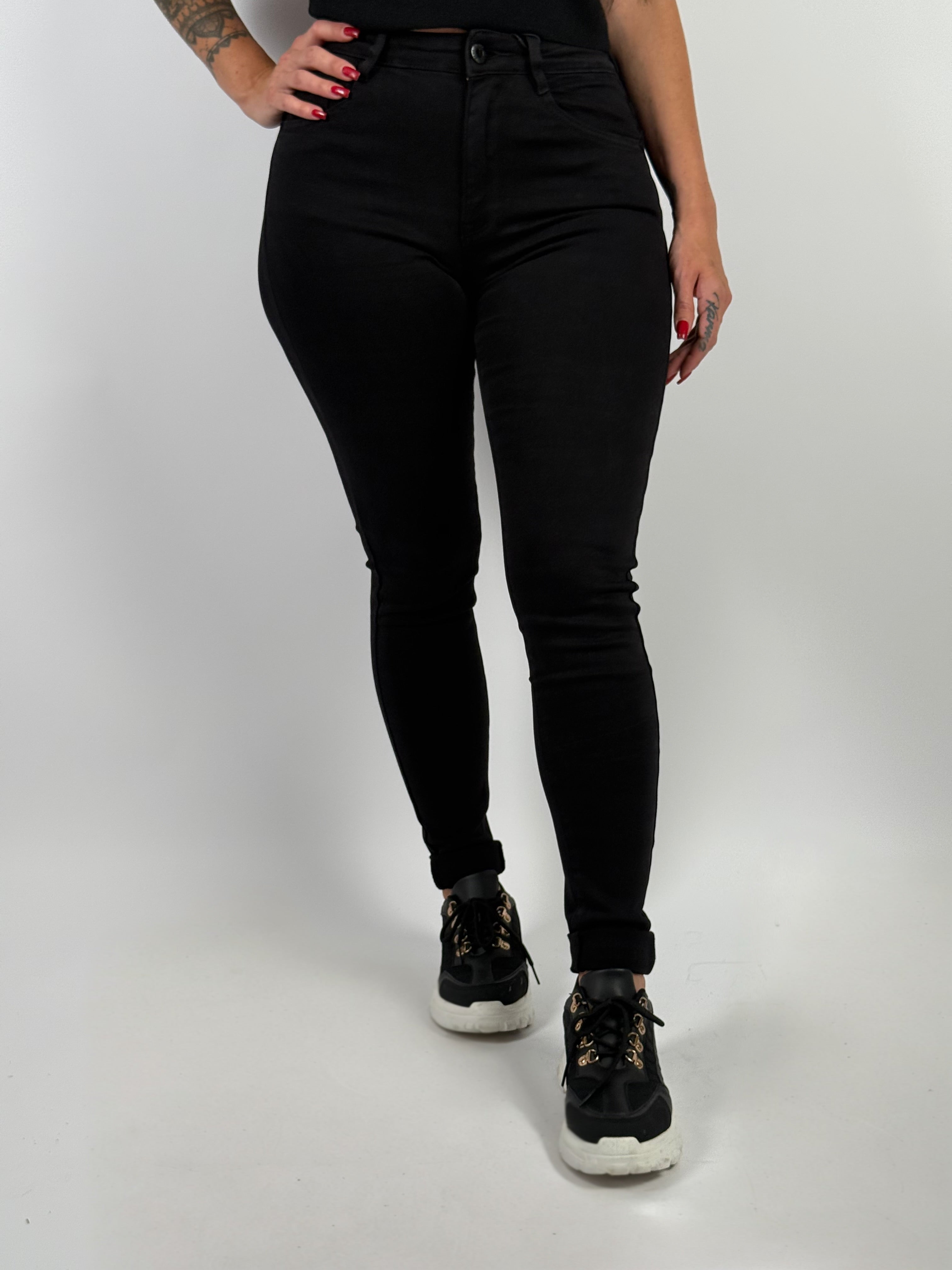 Jeans L 5397-10 Skinny Zwart