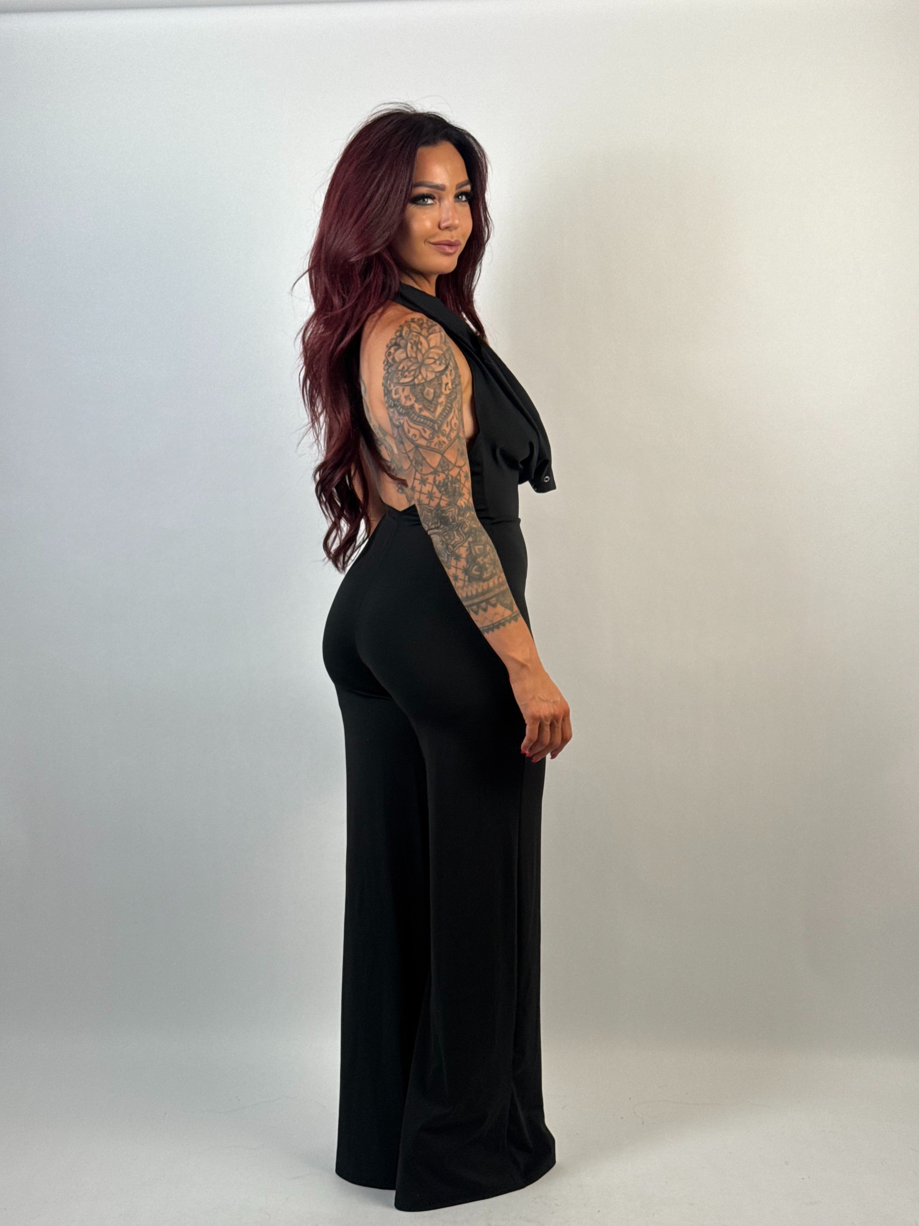 Jumpsuit Stud 849 Zwart
