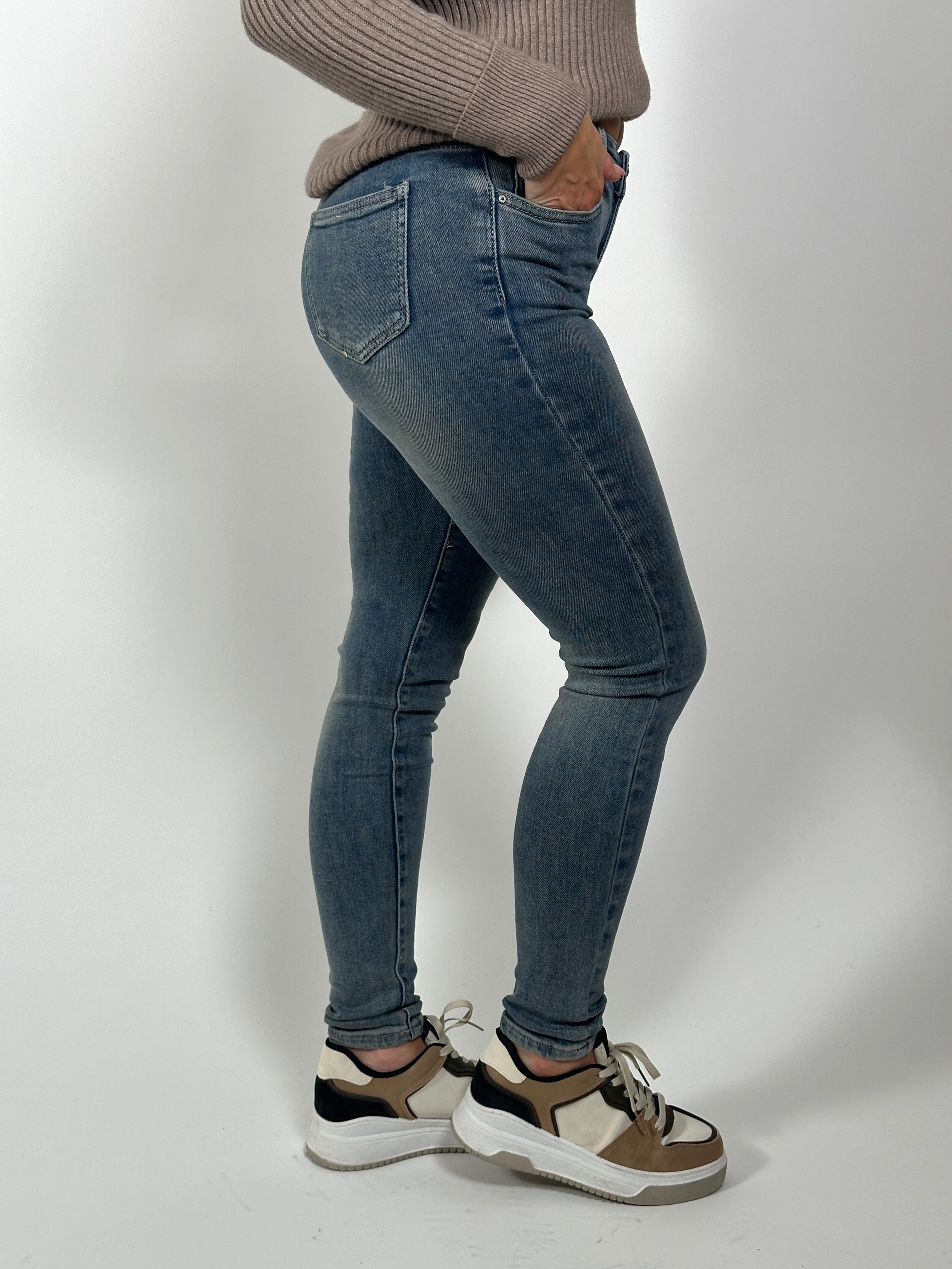 Jeans H 6650 Skinny Blauw