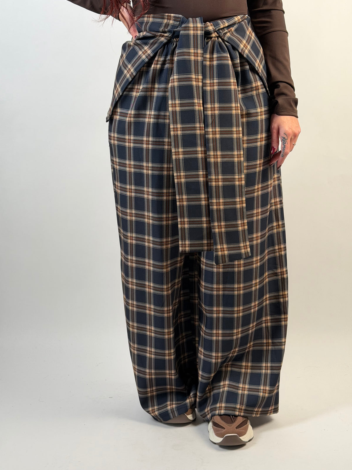 Broek Ruit Blauw