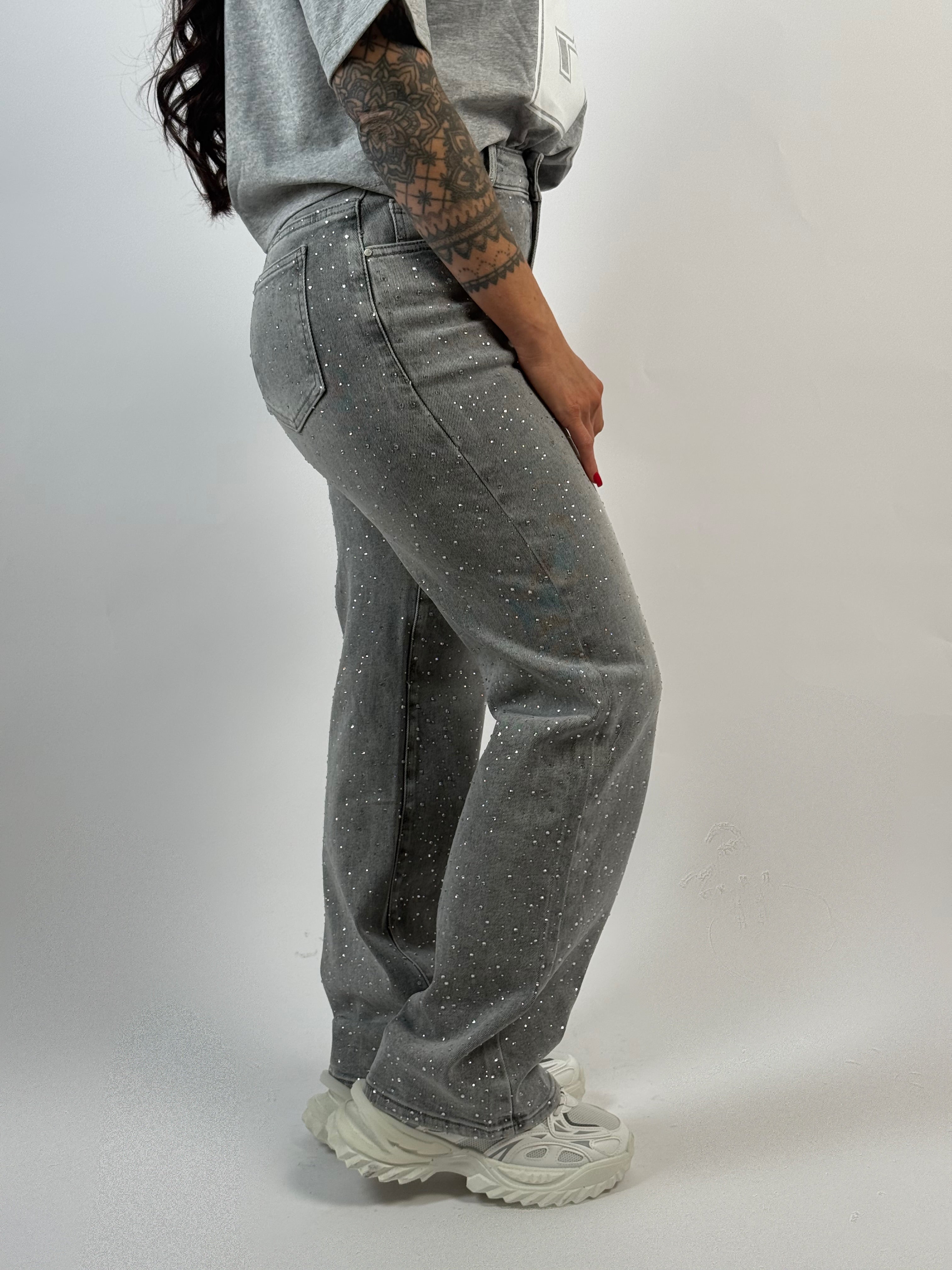 Jeans L 887-6 Wide Grijs